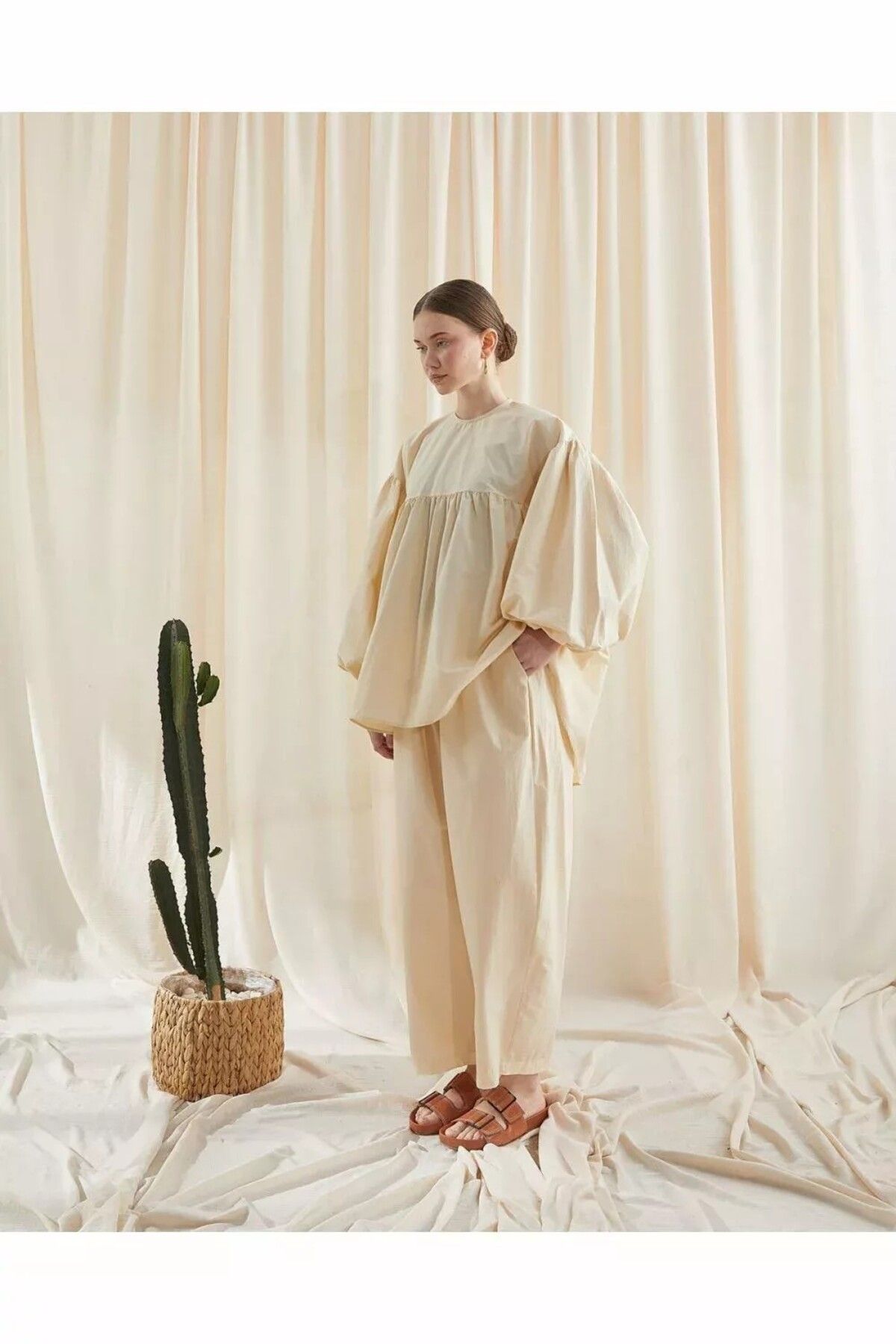 FERHEL Boho Tunik Pantolon Takım