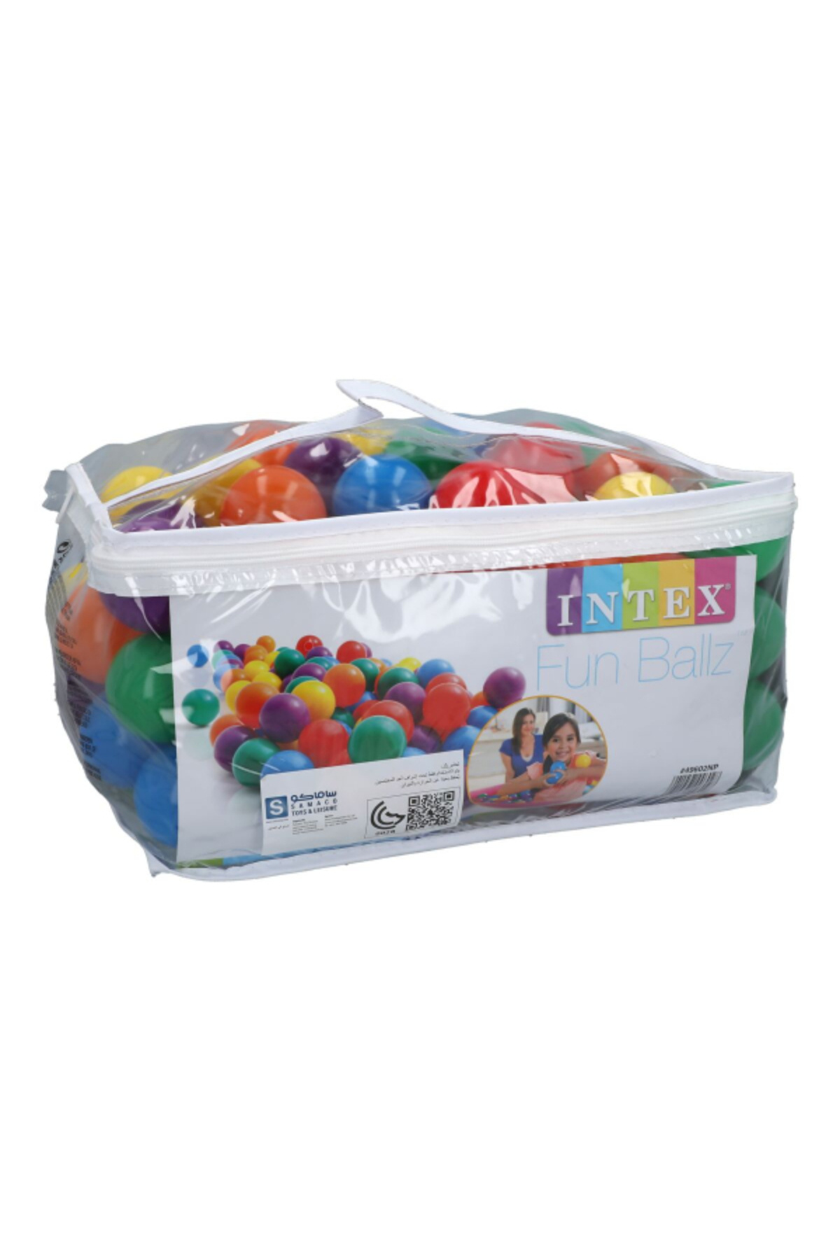 Intex-100-Piece Small Fun Balls with Bag 4