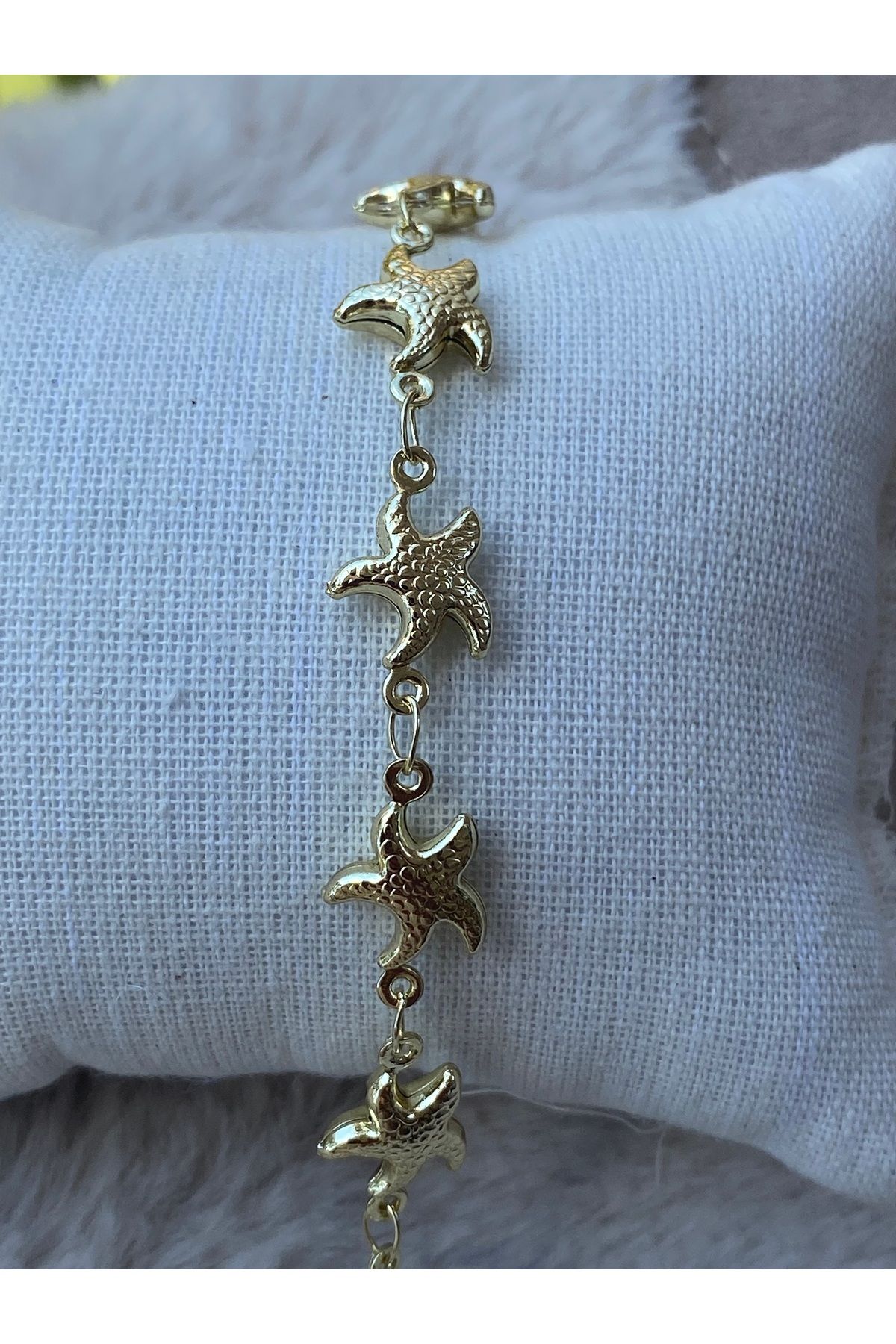 BEKLEMİN TAKILARI XUPİNG 14K STAR DETAİLS BİLEKLİK (18 cm+2 cm uzatma eki )