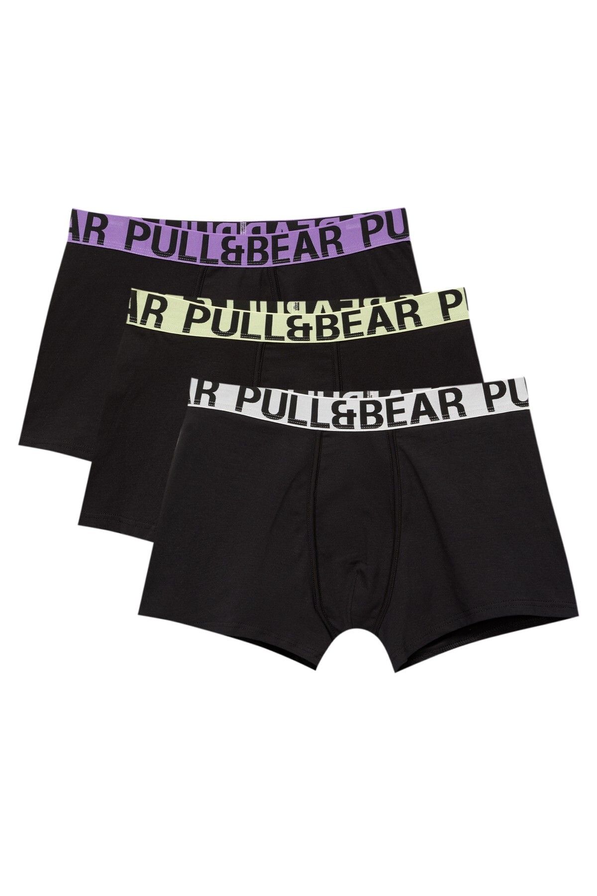 Pull & Bear Büyük logolu 3'lü boxer paketi