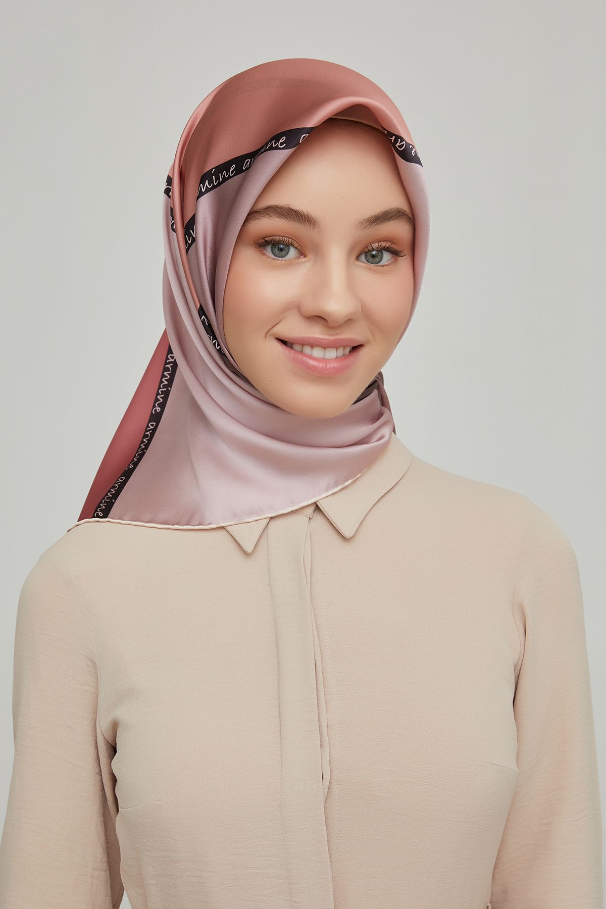 Armine ARMİNE İPEK EŞARP 8600D (TWİLL) (NOSTALJİ)-39