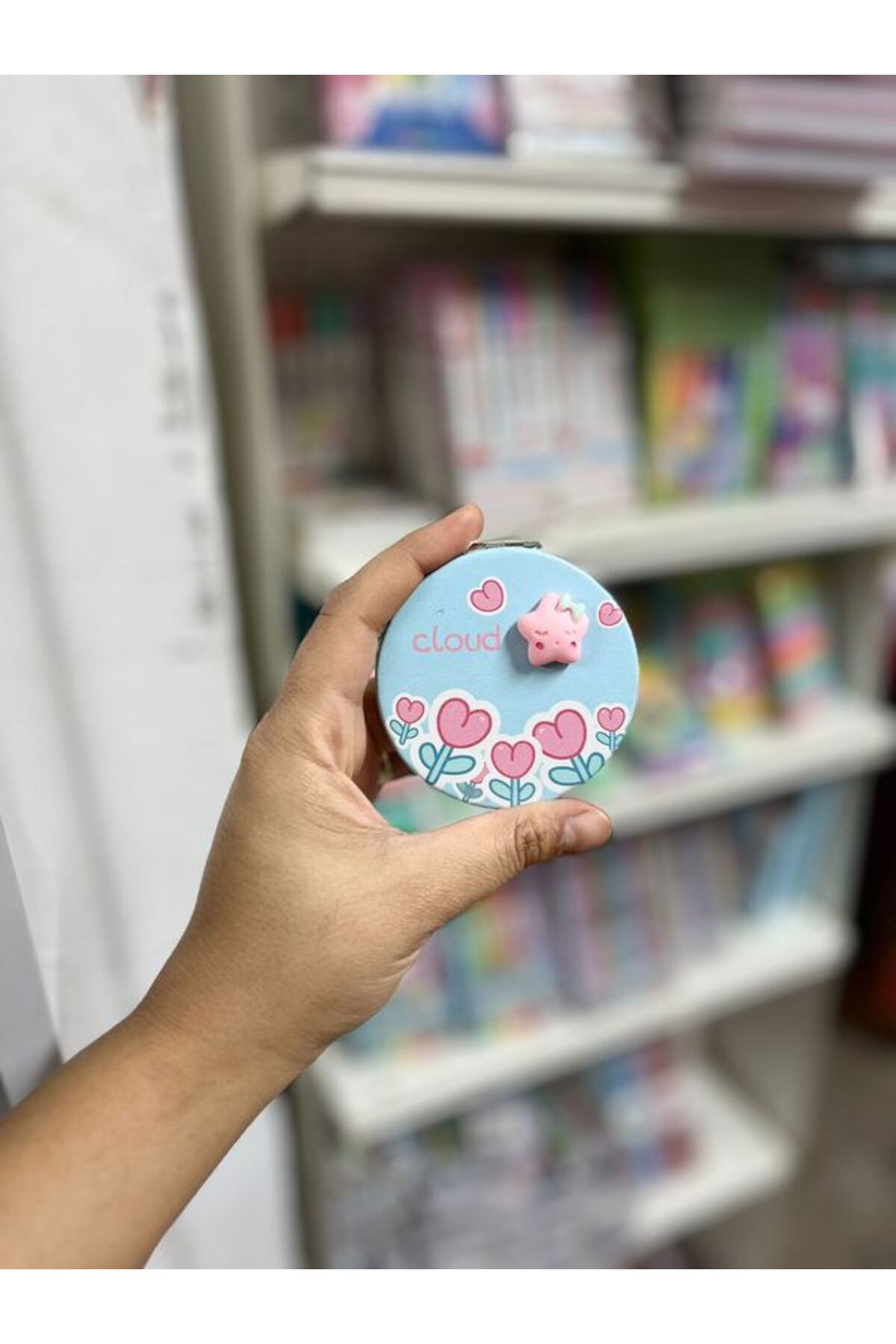 EyER Shoping Taşınabilir Makyaj Aynası Çanta Aynası Ve Cep Aynası Kapaklı