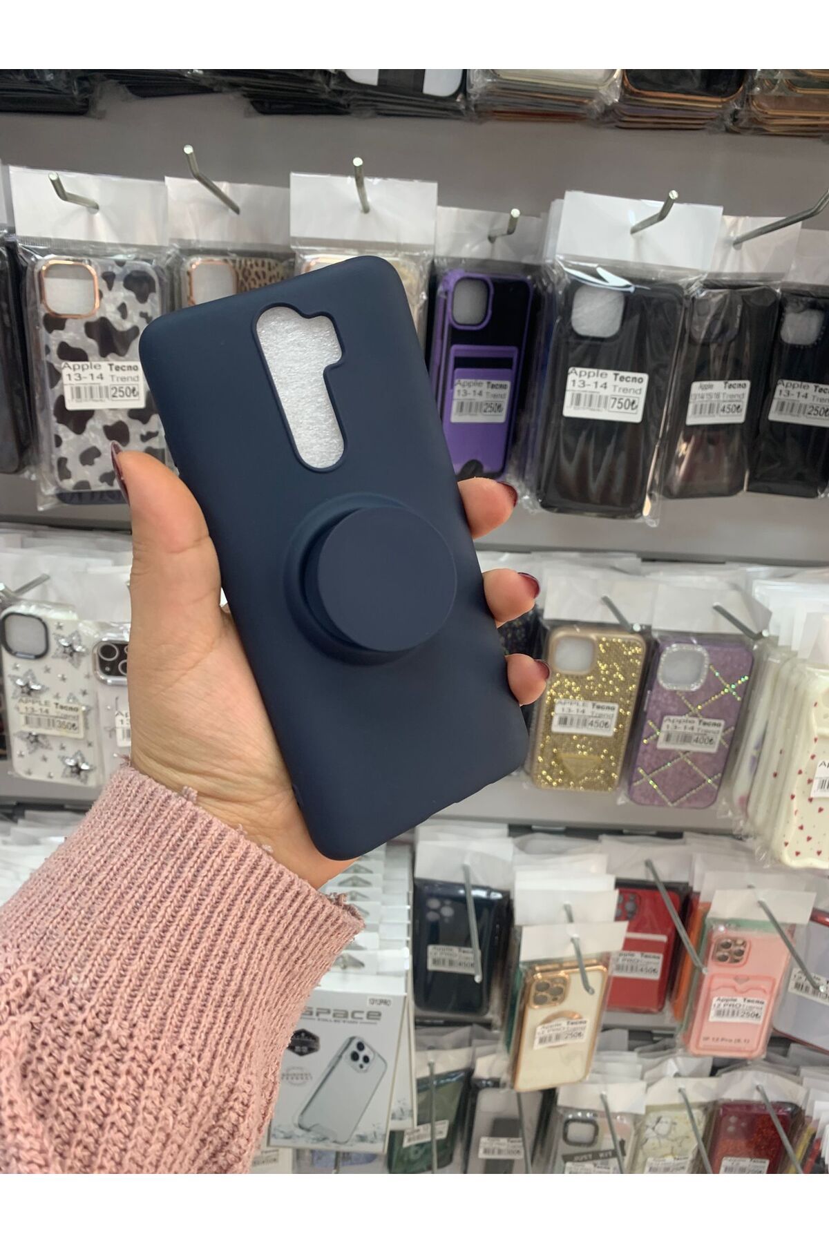 TECNOTREND Redmi Note 8 Pro soft pop soketli silikon kılıf