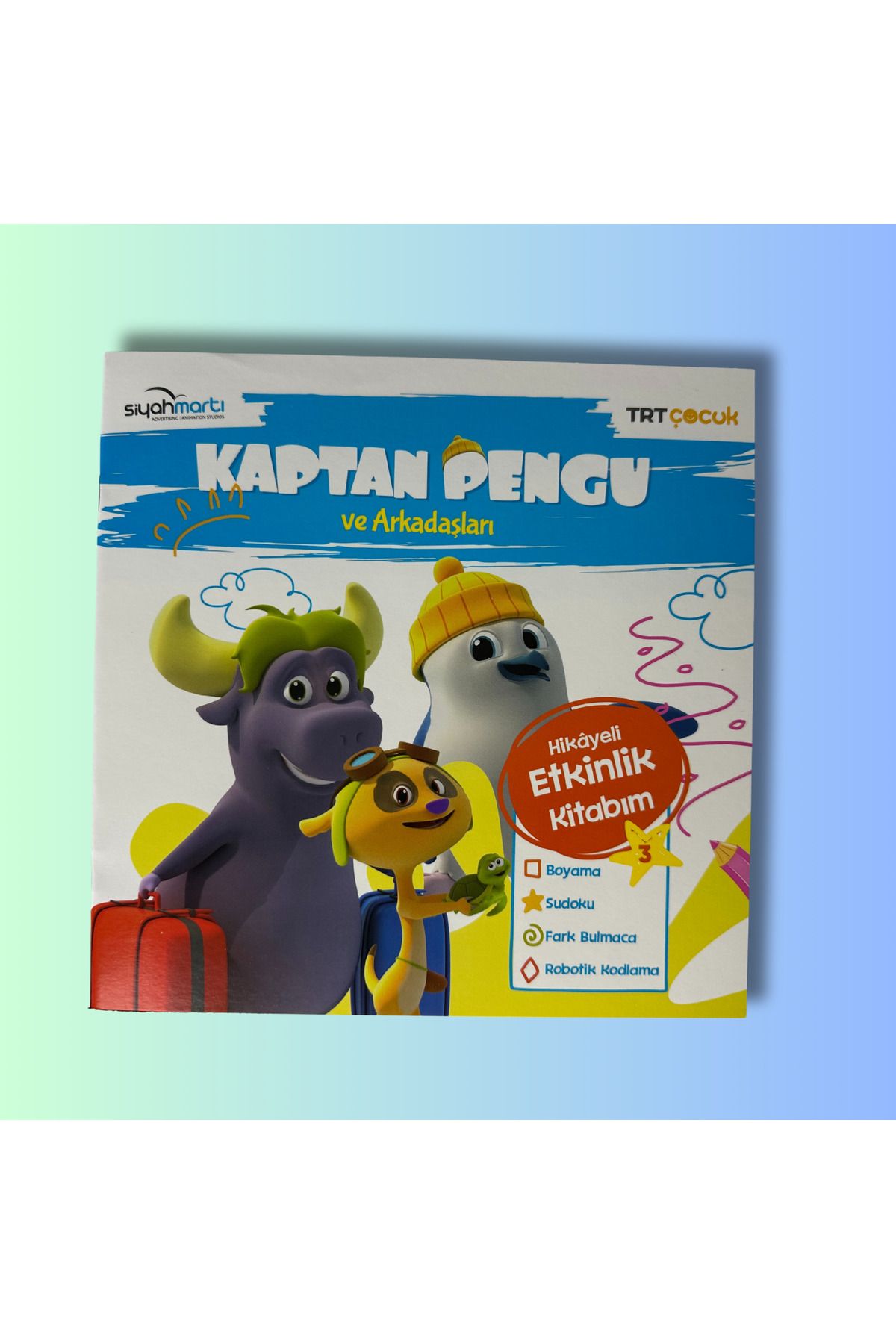 Burhan Yayınları KAPTAN PENGU VE ARKADAŞLARI ETKİNLİK KİTABI 3