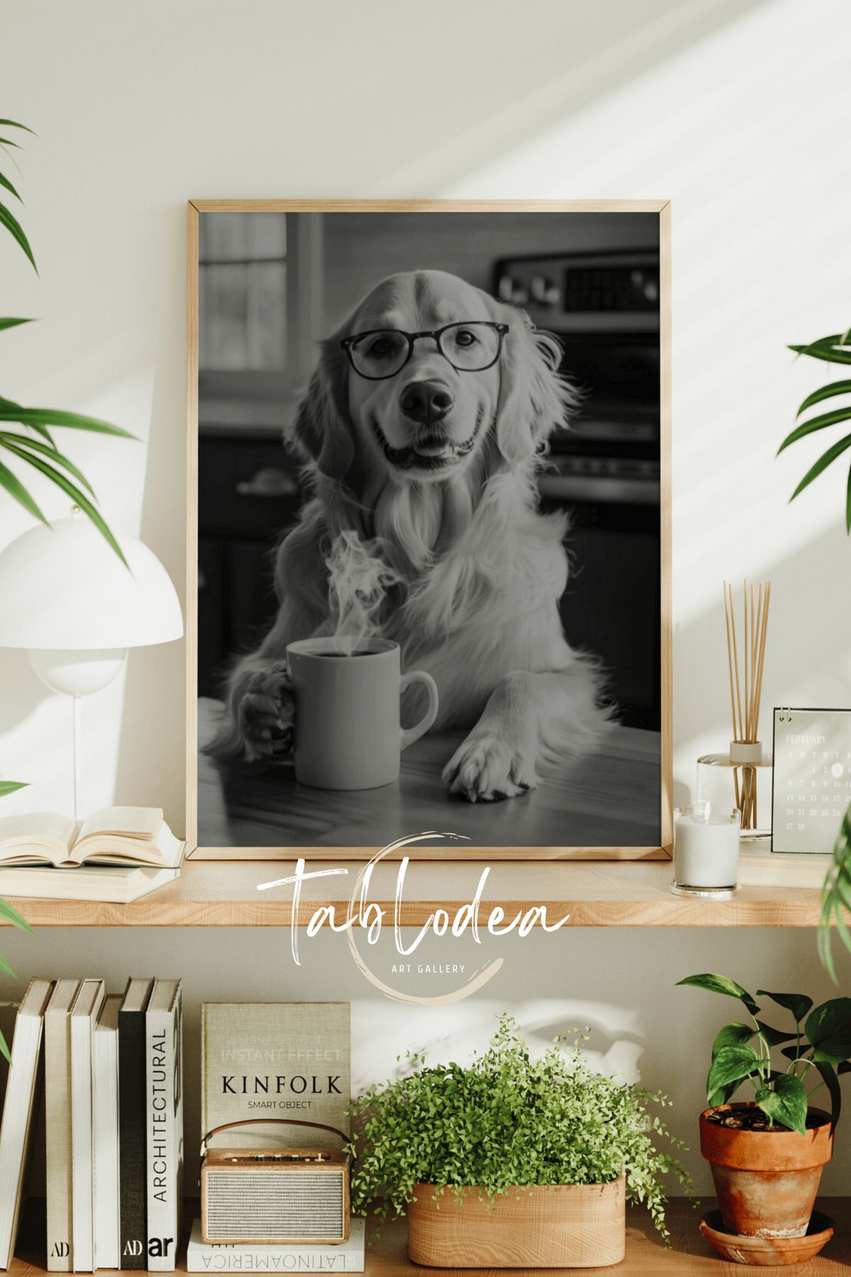 tablodea Modern Kahve Köşesi Dekoru Çerçeveli Poster Tablo Minimalist Dekoratif Pinterest Kafe Mutfak Tablosu