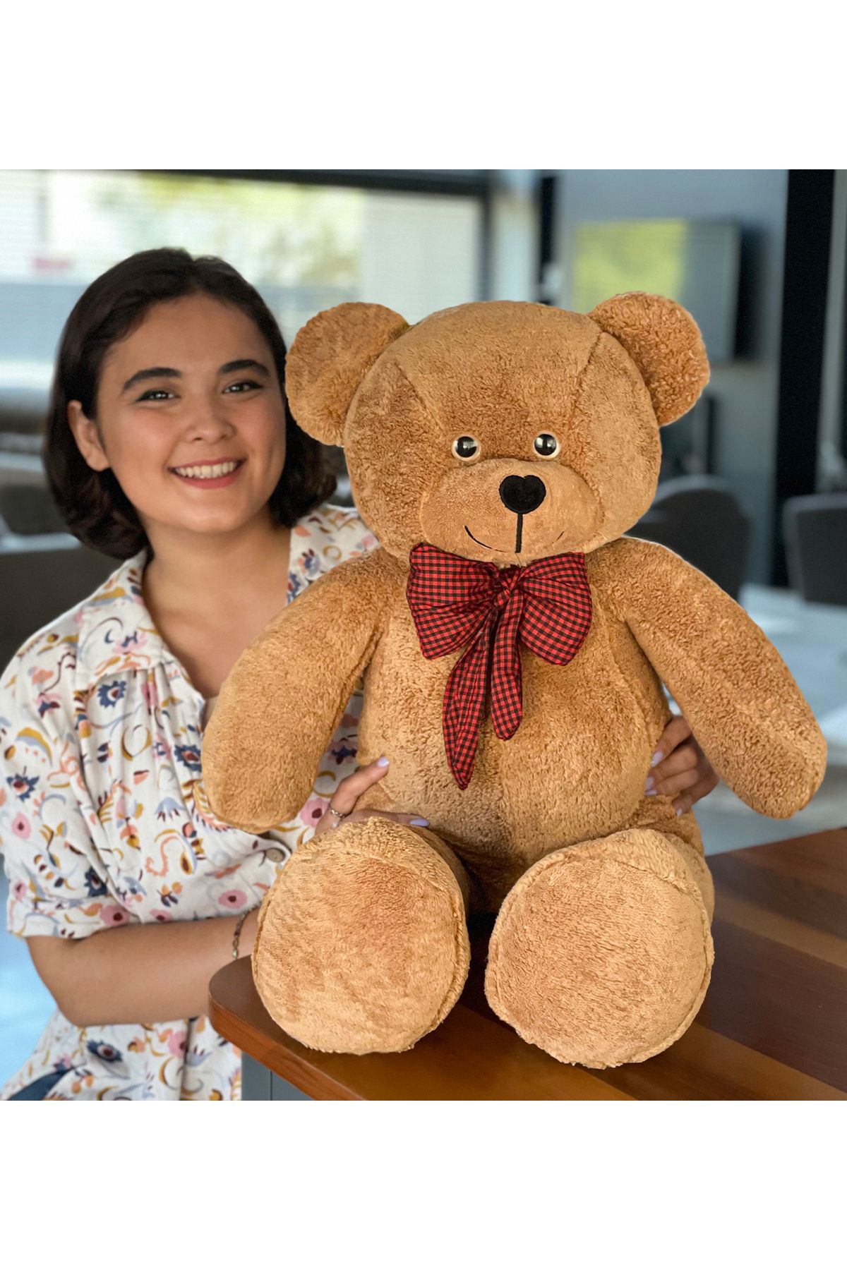 Özgüner Oyuncak Oyuncak Peluş Ayıcık 80 Hediyelik Ayı(%100yerli)