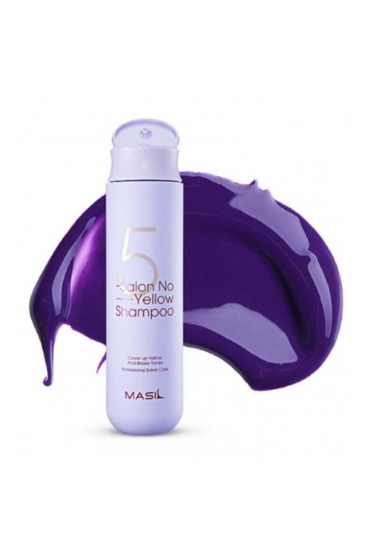 MASIL Hafifletilmiş saçlar için tonlama şampuanı Masil 5 Salon No Yellow Shampoo, 300ml