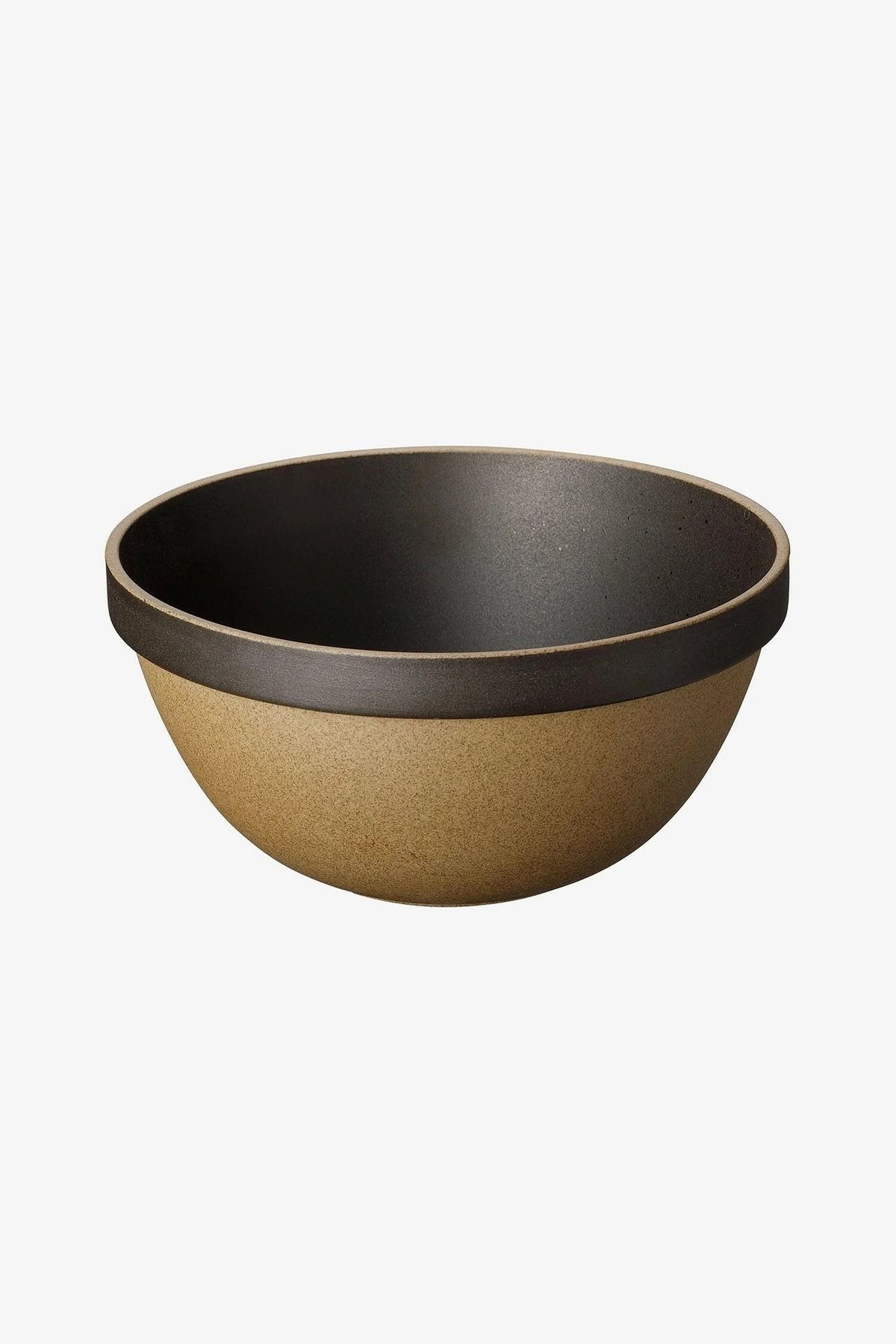 HASAMI PORCELAIN HPB047 Deep Round Bowl Black Hasami 7.3/8' Kase 185×90 mm