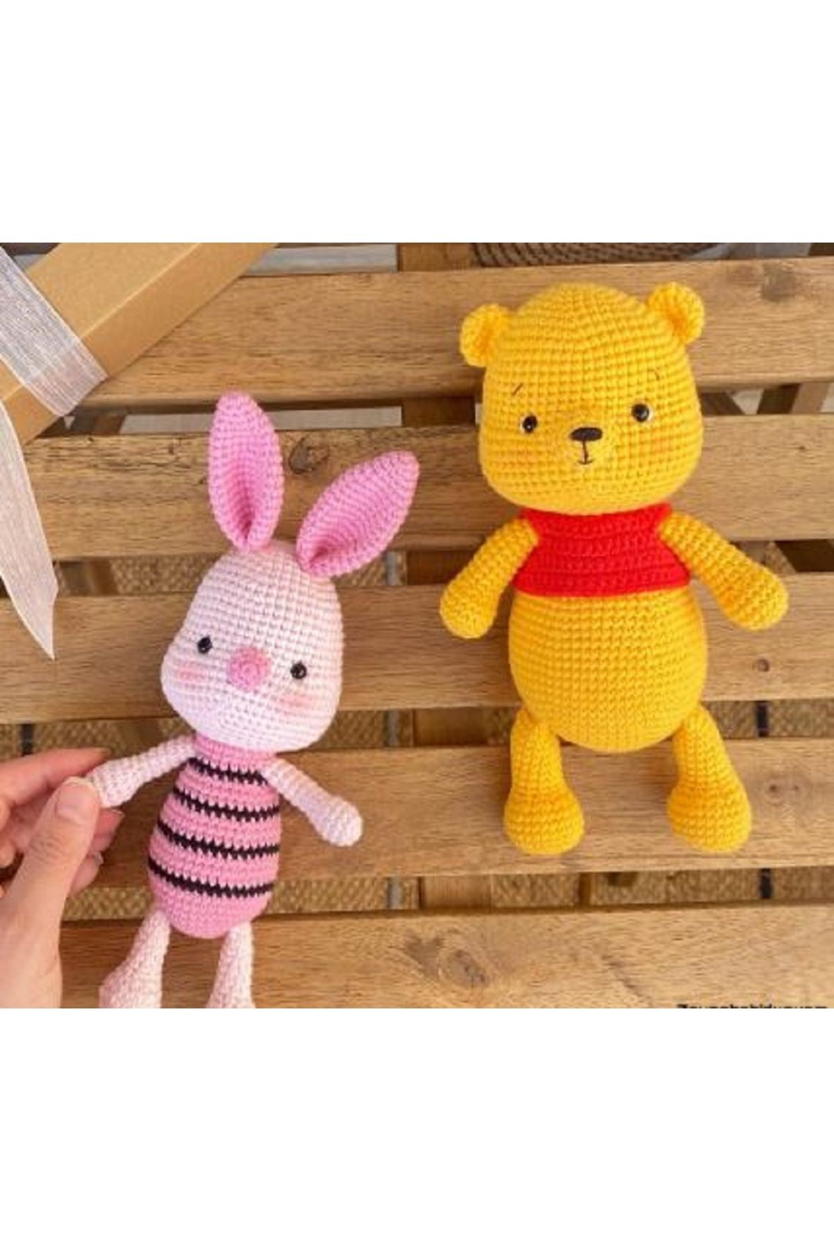 designbyoykum Amigurumi Oyuncaklar Winnie The Pooh Ve Piglet Oyun Arkadaşı