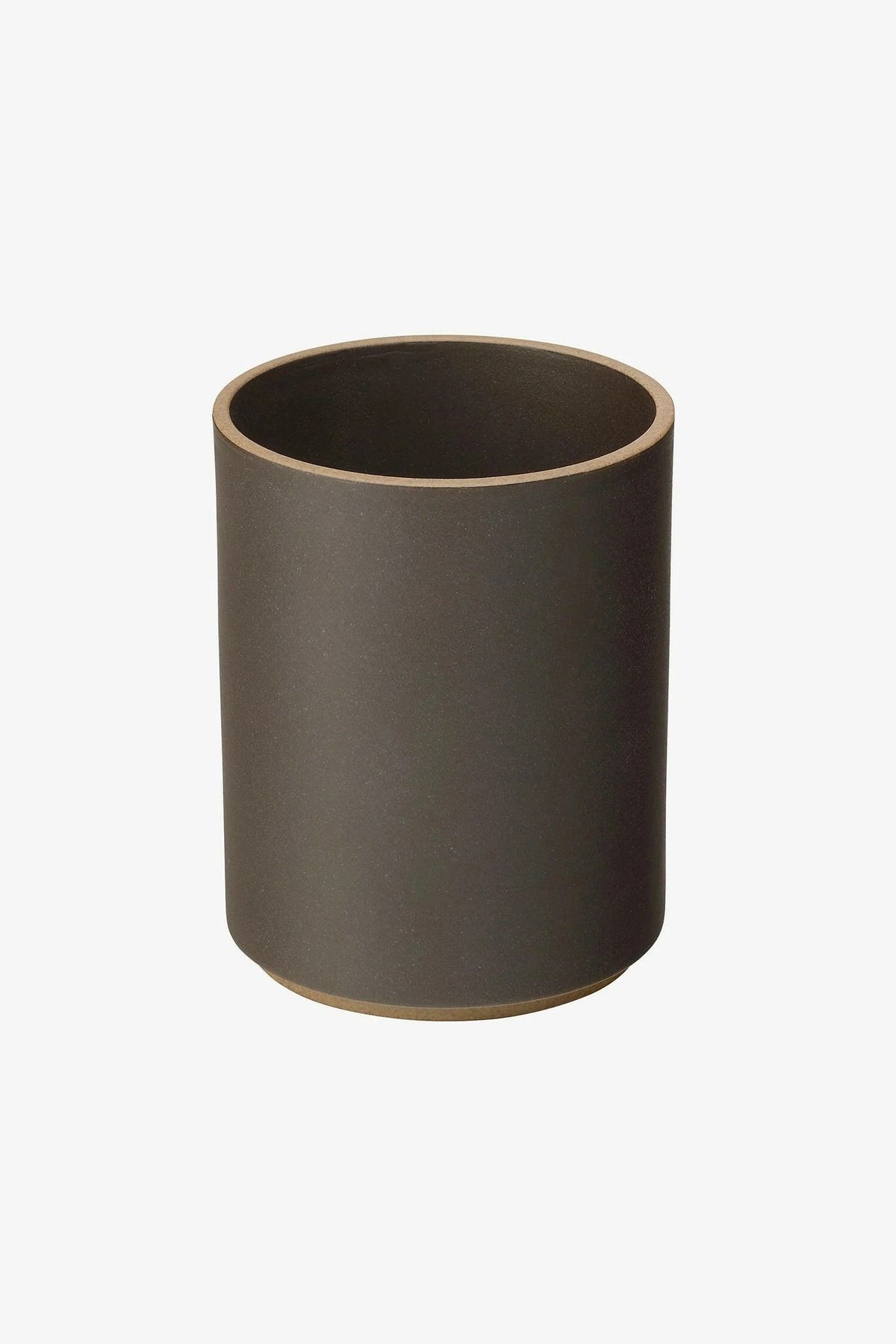HASAMI PORCELAIN HPB038 Container Tumbler Black Hasami Seramik Bardak 85×106 mm
