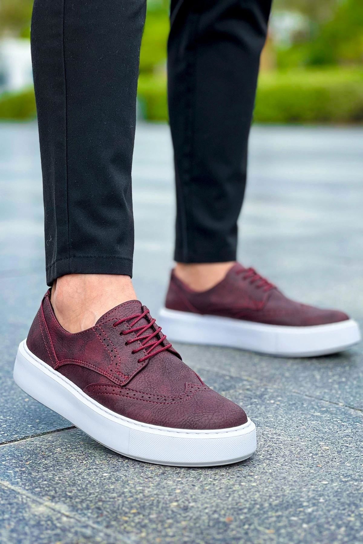 OurStyles CH149 CBT Changer Over Erkek Ayakkabı BORDO