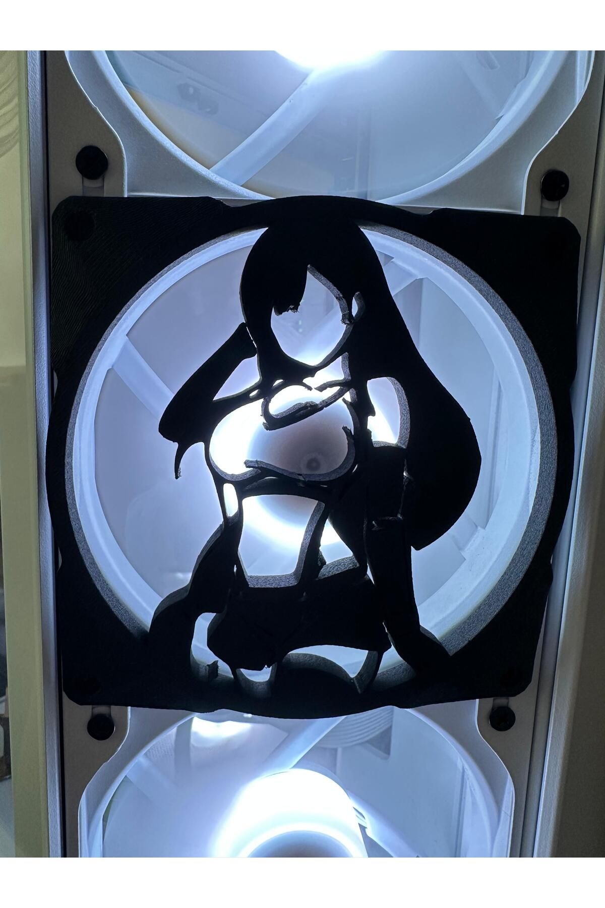 EmAy3d Tiffa FF7 120mm Oyun Pc Aksesuarı, Masaüstü Bilgisayar Fan Kapağı
