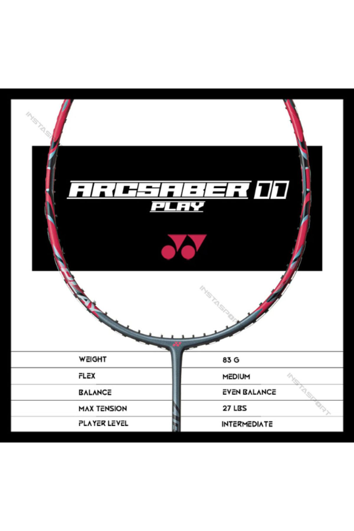 YONEX-YONEX ARCSABER 11 PLAY EVEN BALANCE BADMINTON RACKET BEGINNERS & INTERMEDIATE (STRUNG) 6
