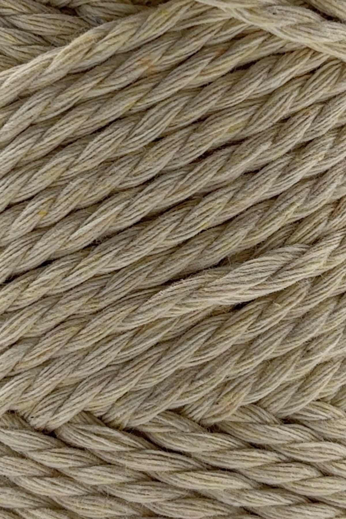 SENSY-Premium 3 Twist Bumbac Macrame Macrame Rope Hobby Funie Three Twist Ecru 2