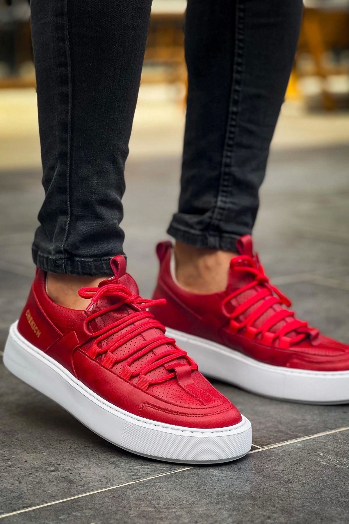 OurStyles CH159 CBT Saturn Erkek Ayakkabı KIRMIZI