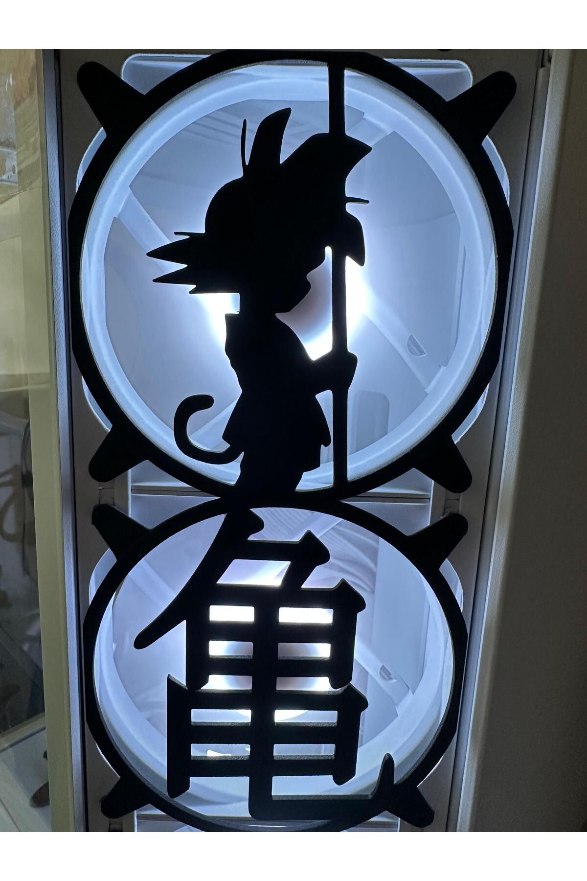 EmAy3d Dragon Ball Set 2'li 120mm Oyun Pc Aksesuarı, Masaüstü Bilgisayar Fan Kapağı