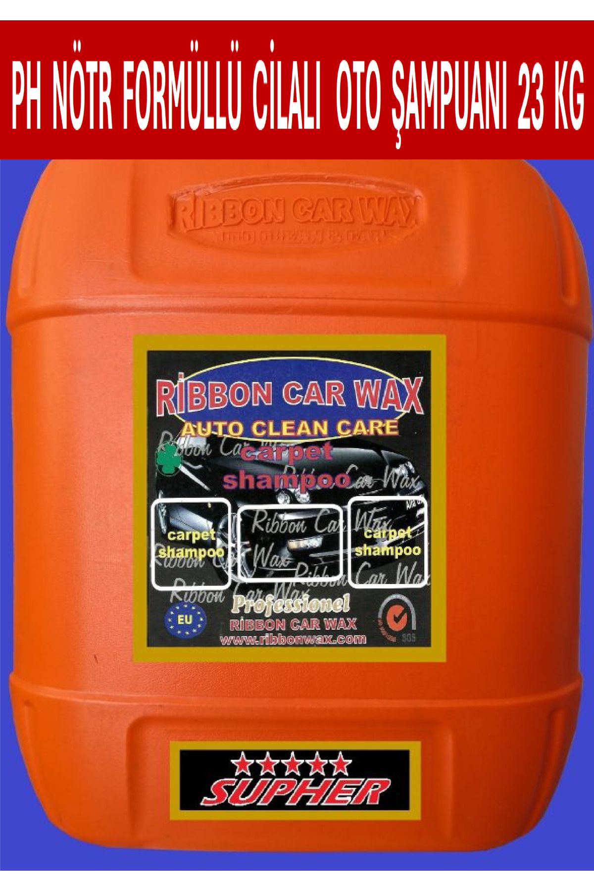 SOFT CARPET SHAMPOO PH NÖTR FORMÜLLÜ CİLALI OTO YIKAMA ŞAMPUANI 22 KG