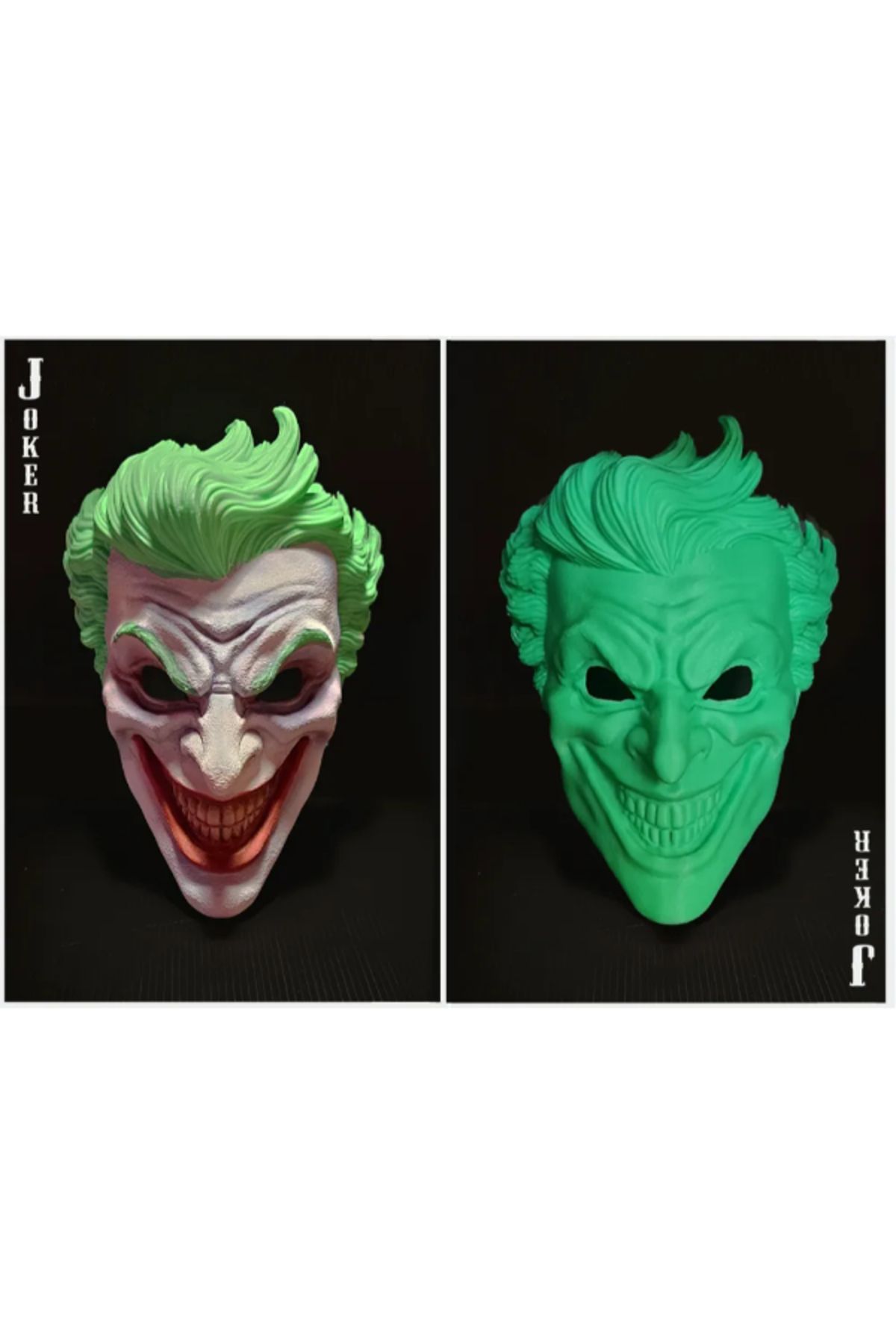 NOMOTHETIC Joker Maske – Fan Art Tarzı Cosplay ve Dekoratif Model
