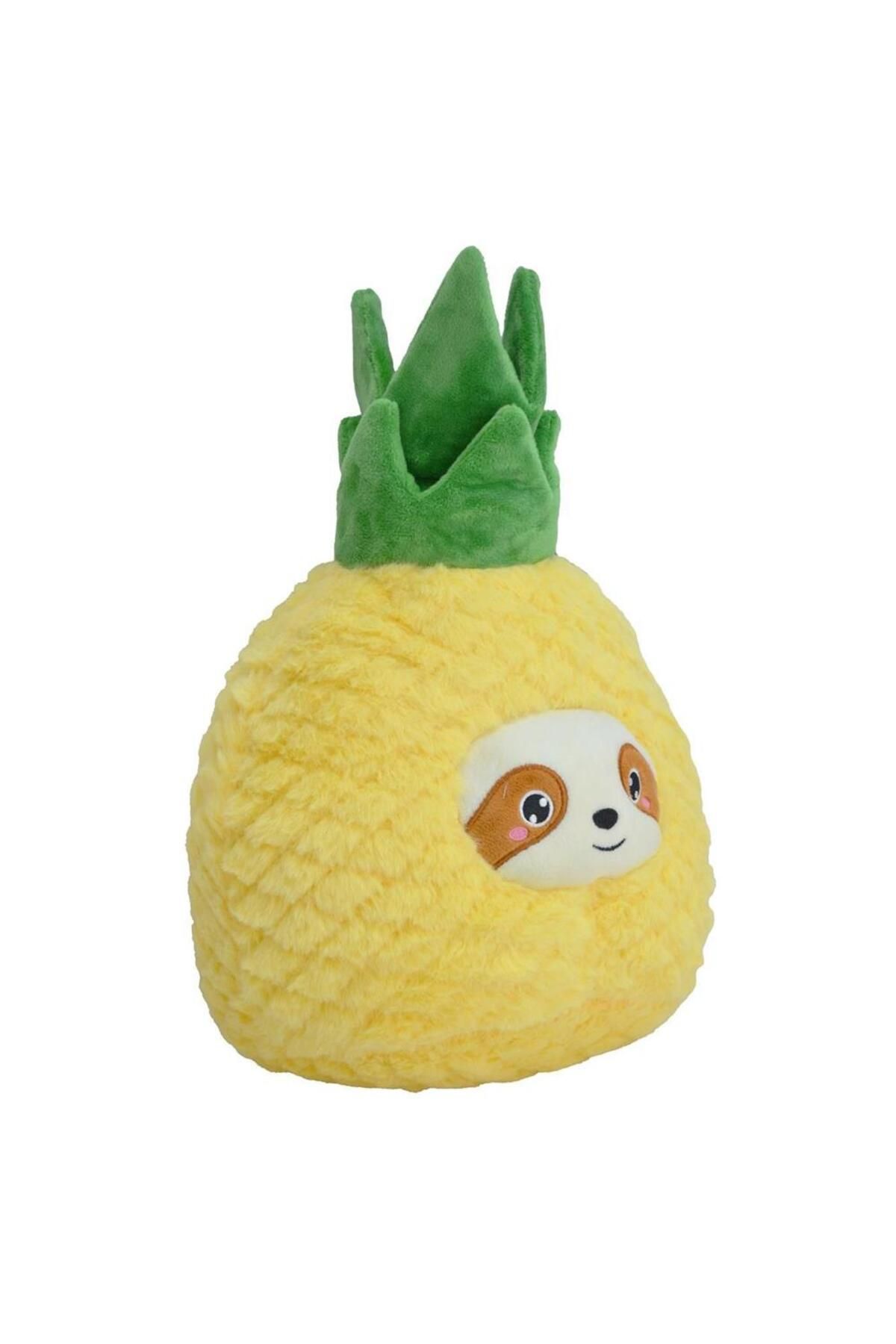 Kelebek Oyuncak Halley PL62389 Peluş Hayvan Yüzlü Ananas - Köpek