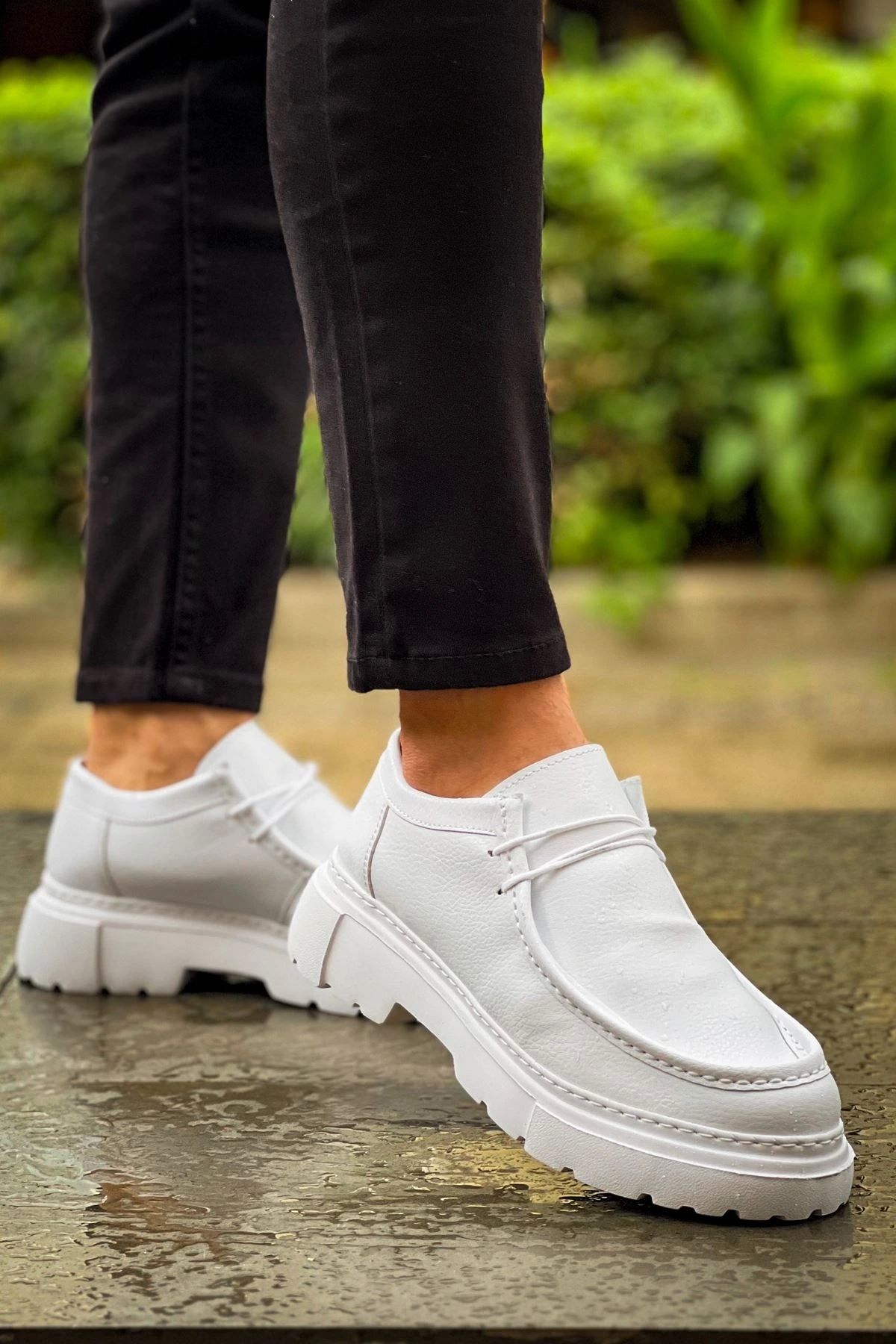 OurStyles CH2404 CBT Castle Erkek Ayakkabı BEYAZ