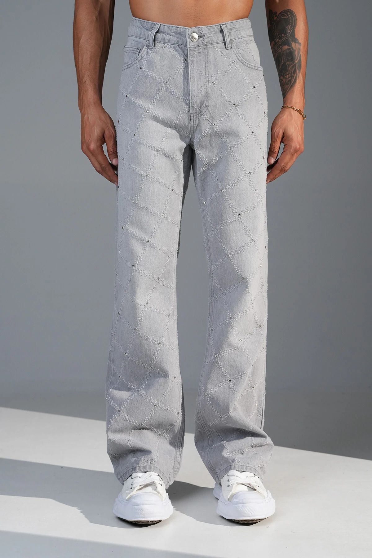 İkao Regular Fit Flare Kot Pantolon