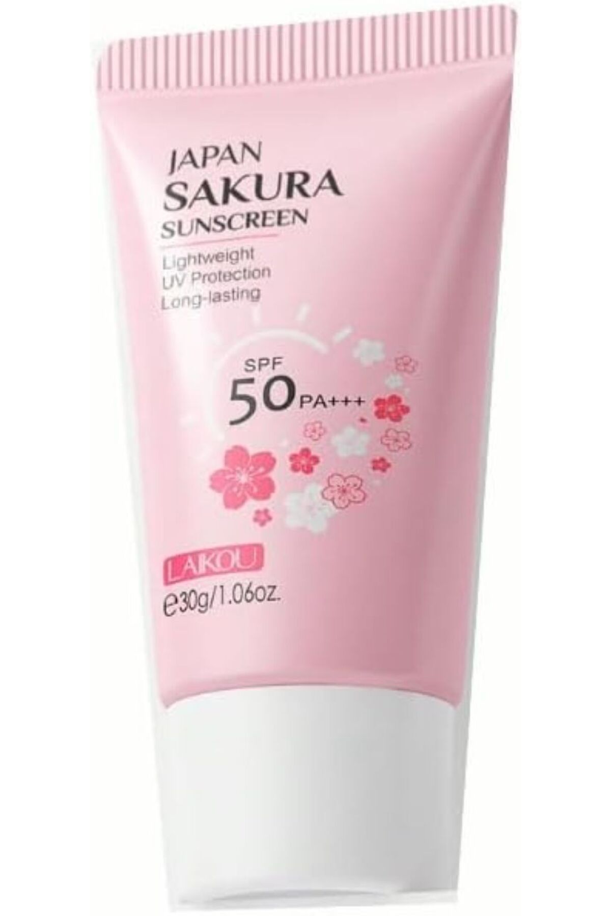 LAIKOU Japan Sakura Aydınlatıcı Güneş Kremi Losyonu 30g SPF50 PA+++, UV Koruması Seyahat Cilt Bakımı