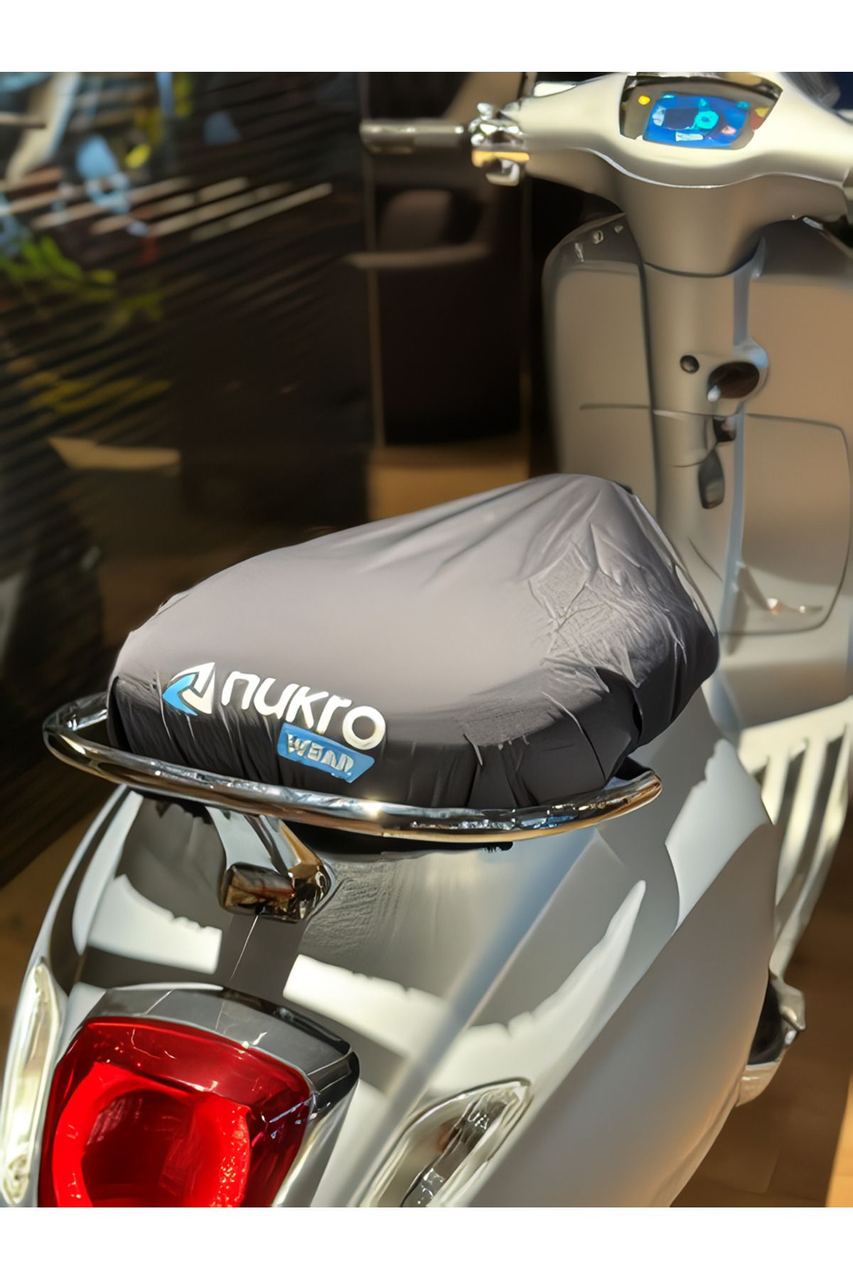 Nukrotech Motosiklet Sele Minderi Kılıfı S/M Uyumlu