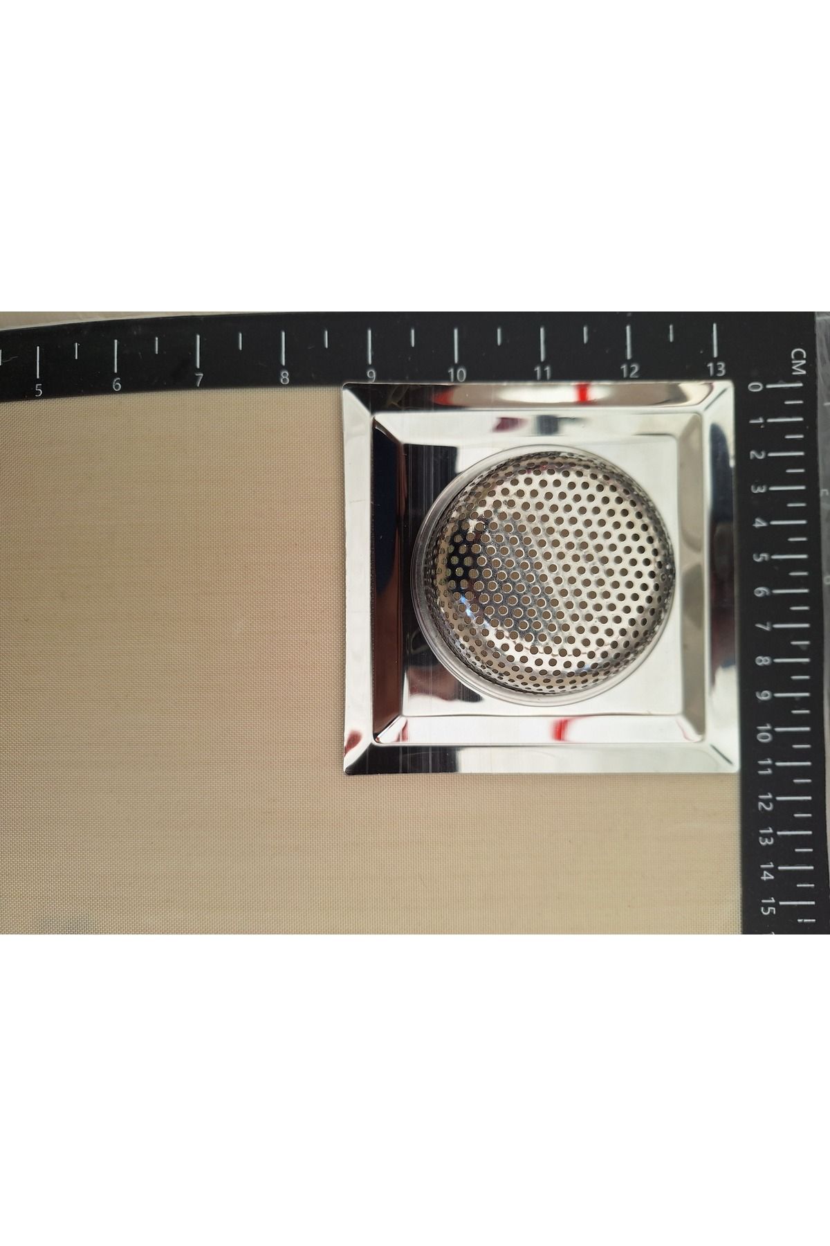 EMPA A V M 11.5 cm çapında paslanmaz çelik lavabo içi süzgeç gider süzgeci