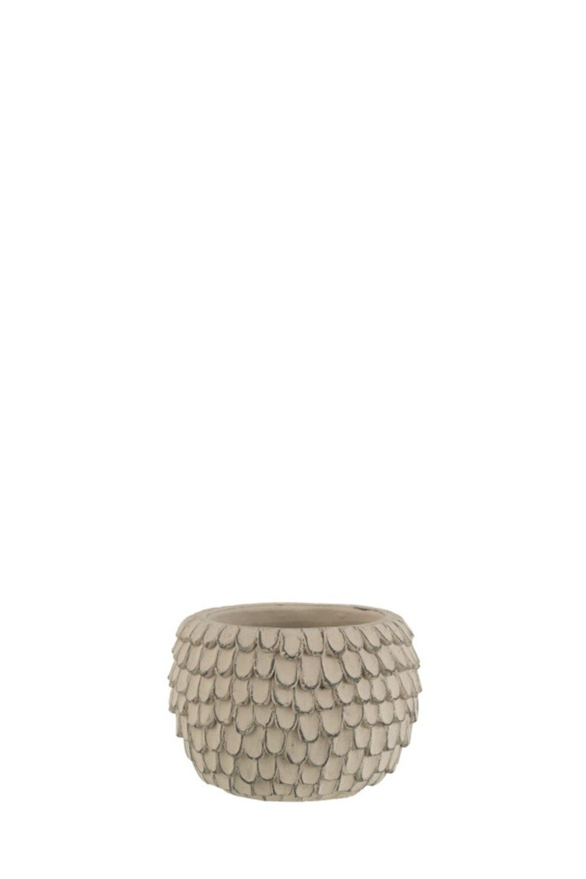 Laromita Decoration LEAF GRİ MİNİ SAKSI