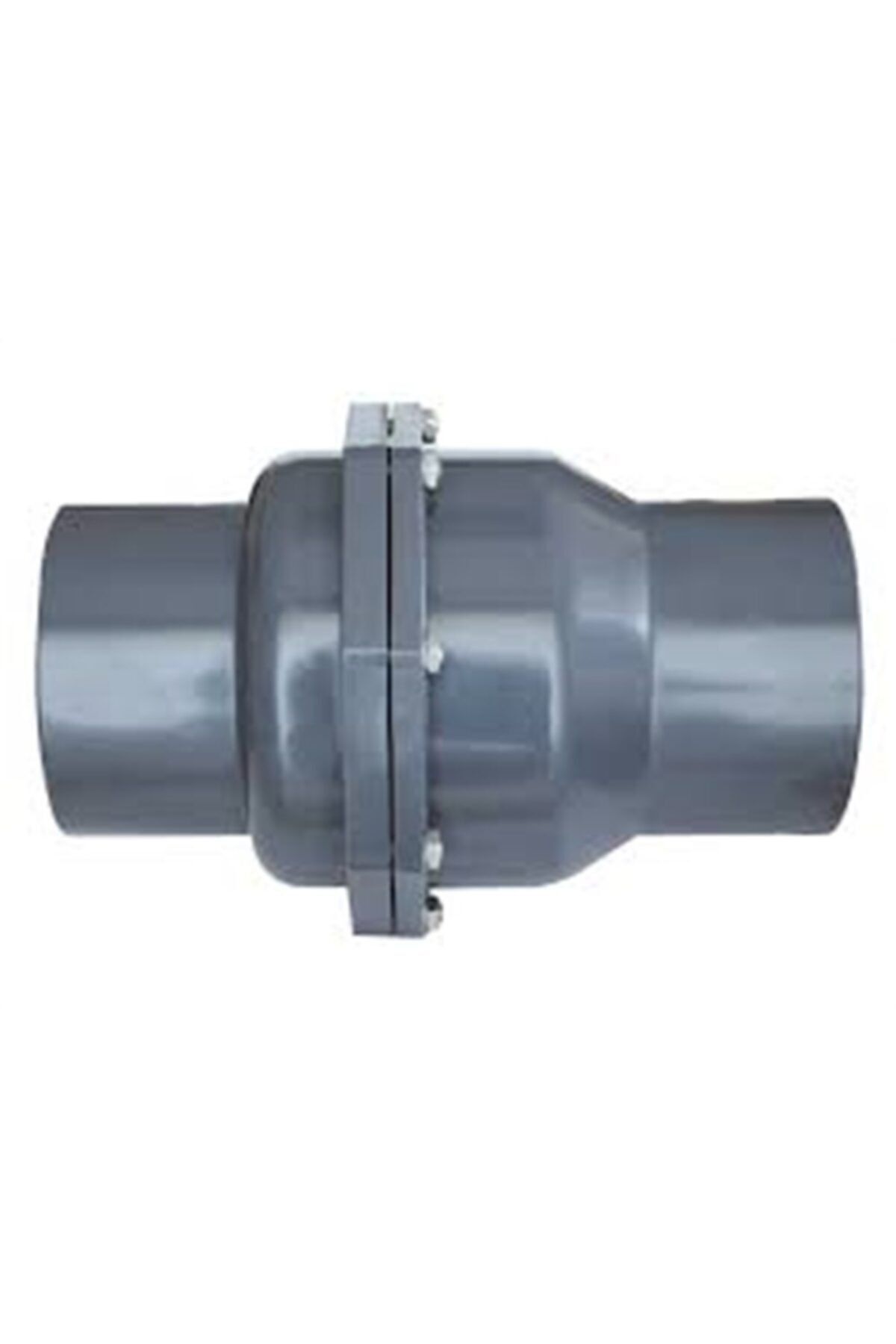 Gemaş Pvc Çalpara Çekvalf Iki Parçalı Gövde Civatalı 50mm