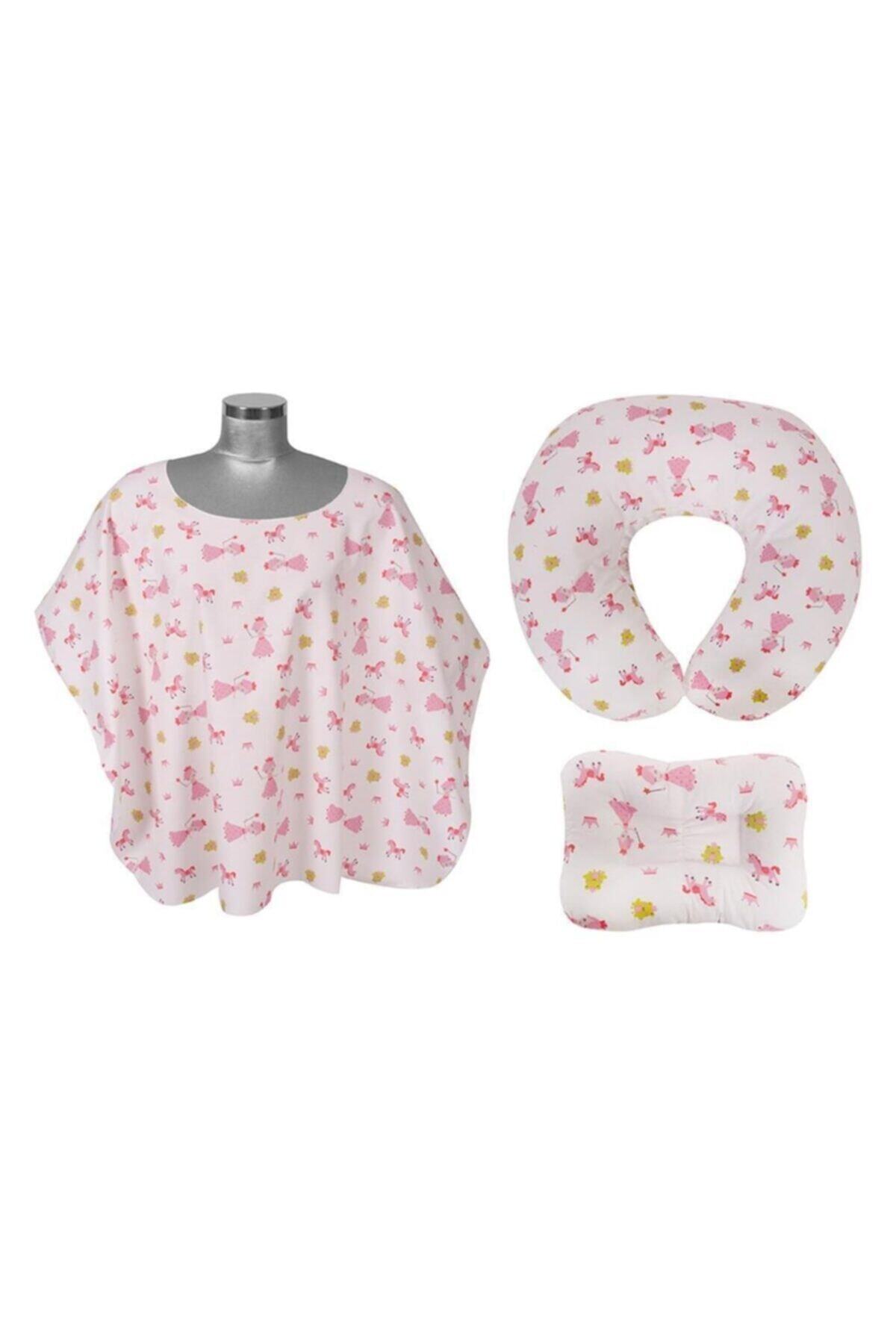 Sevi Bebe Emzirme Minderi Önlüğü Seti Art-75 Prenses fotoğrafı 2 (önizleme)