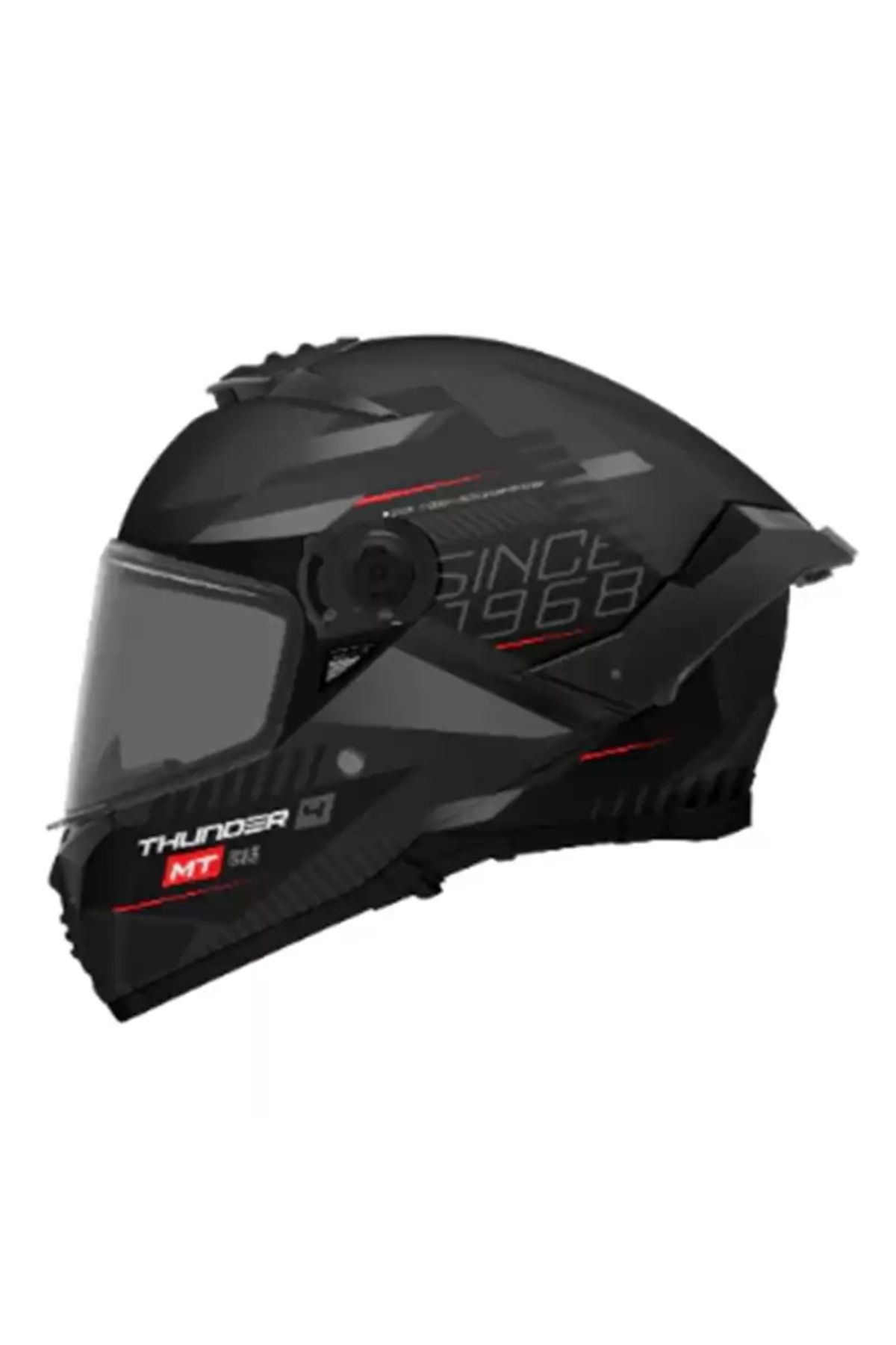 MT KASK THUNDER 4 SV FF118SV LUMINENCE D1 MAT ŞEFFAF VİZÖRLÜ