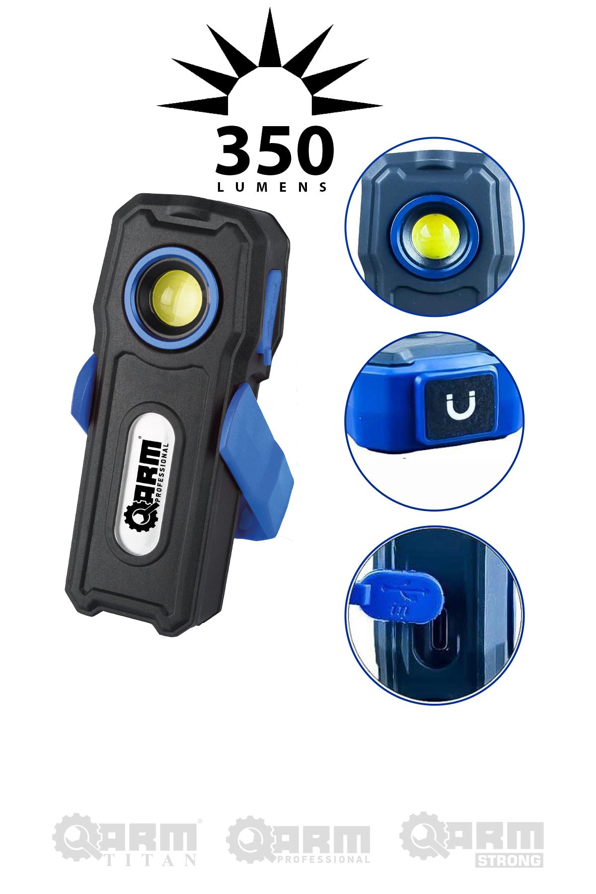 Arm 350 LÜMEN ŞARJLI LED LAMBA