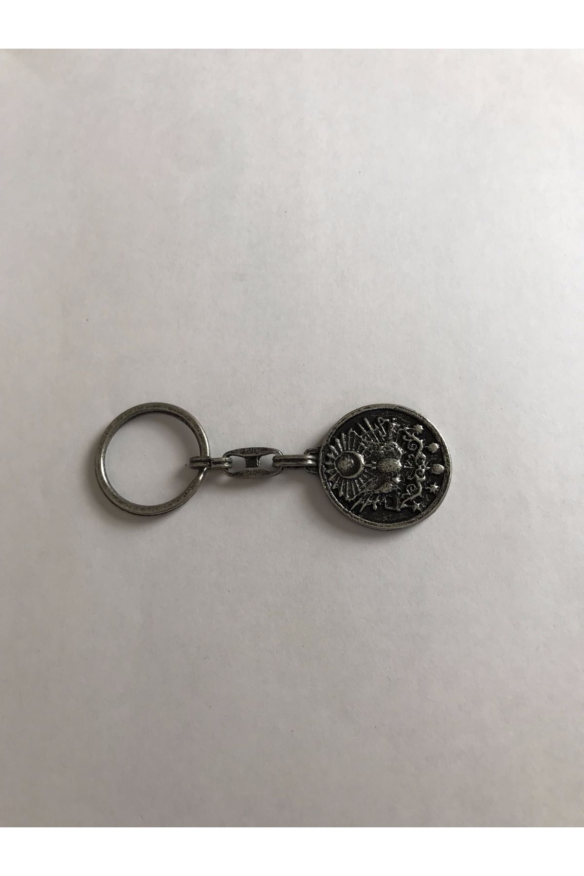 BDTekstil BD TEKSTİL Osmanlı Bayrağı Ottoman Gümüş Renkli Anahtarlık