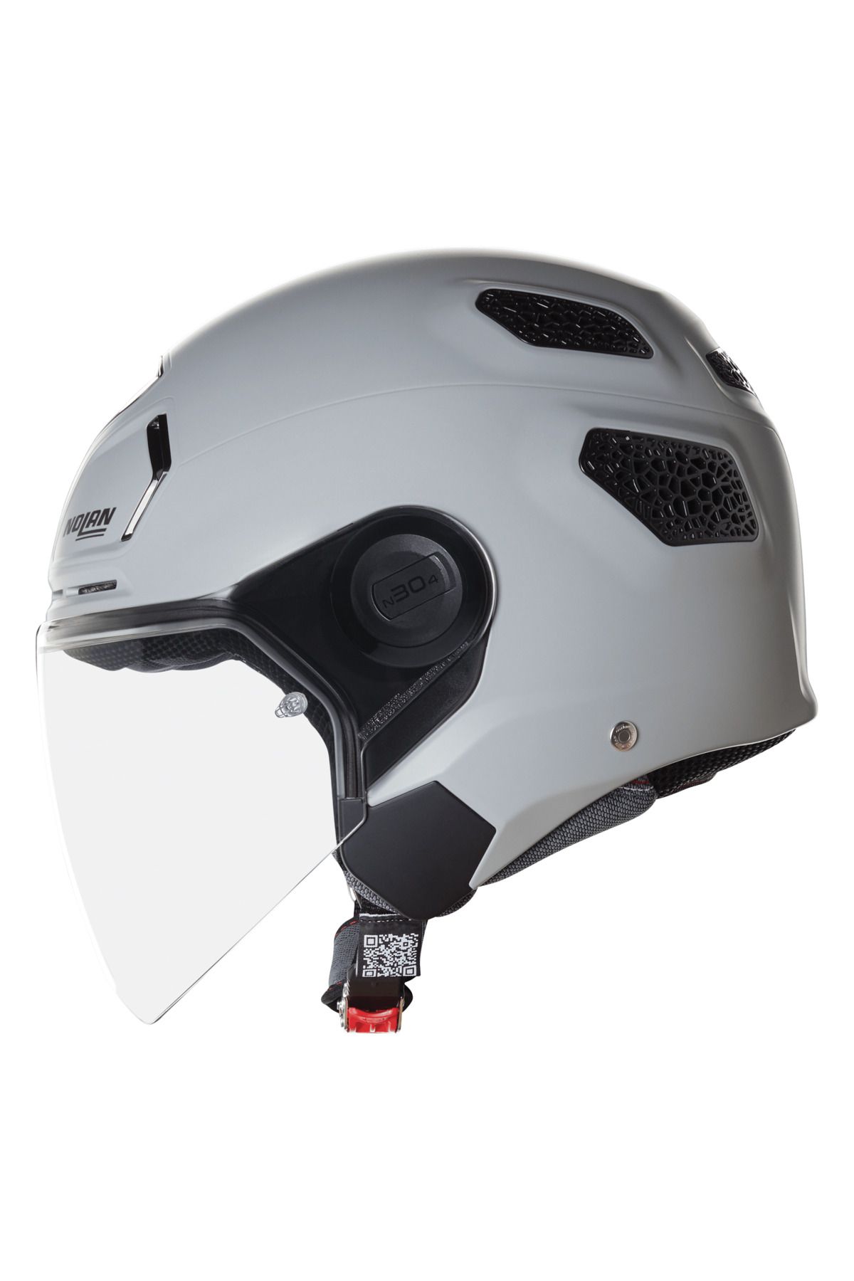 Nolan N30-4 T CLASSICO 304 CAMLI YARIM KASK MAT GRİ