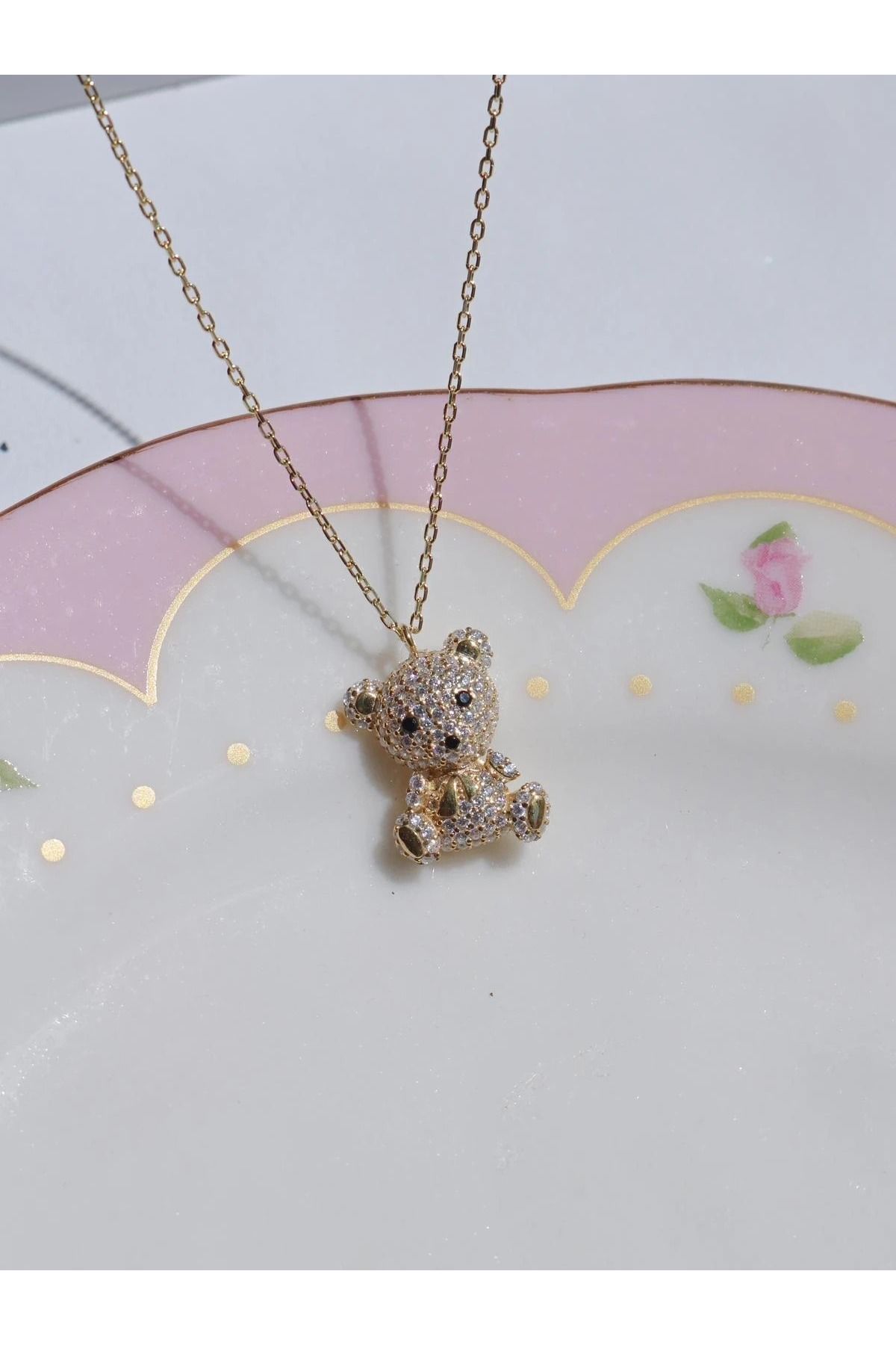 Reorah Collection Ayıcık 925 Gümüş Kolye