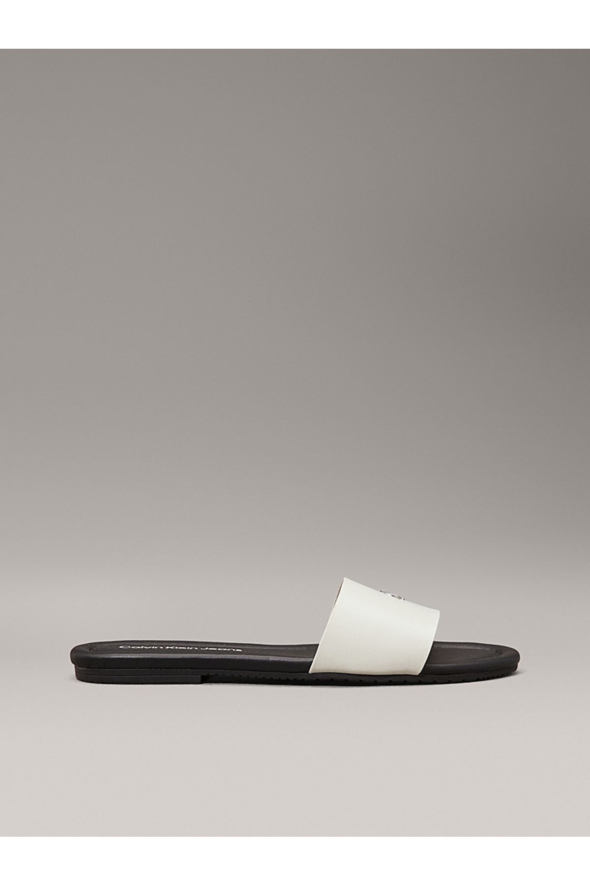 Calvin Klein Faux Leather Sliders