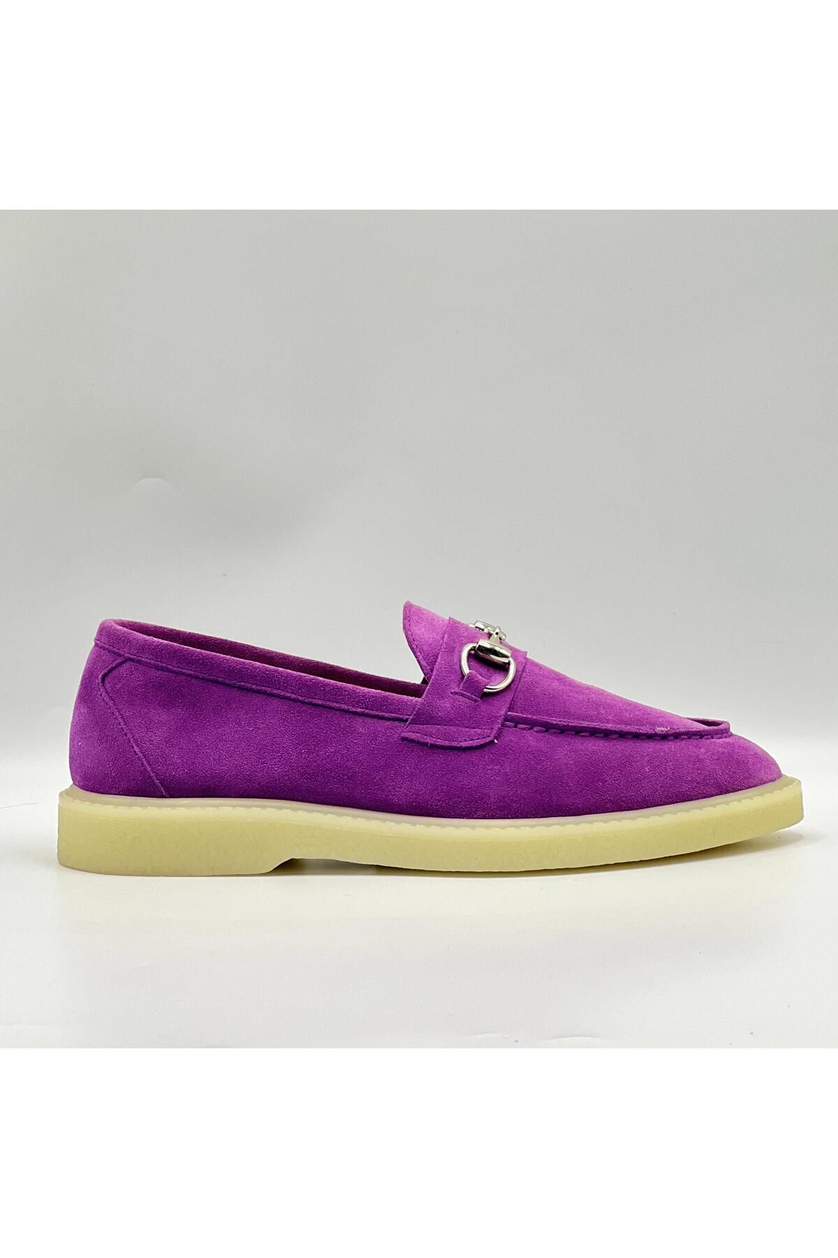 Ametist Davina Mor Günlük Kadın Loafer