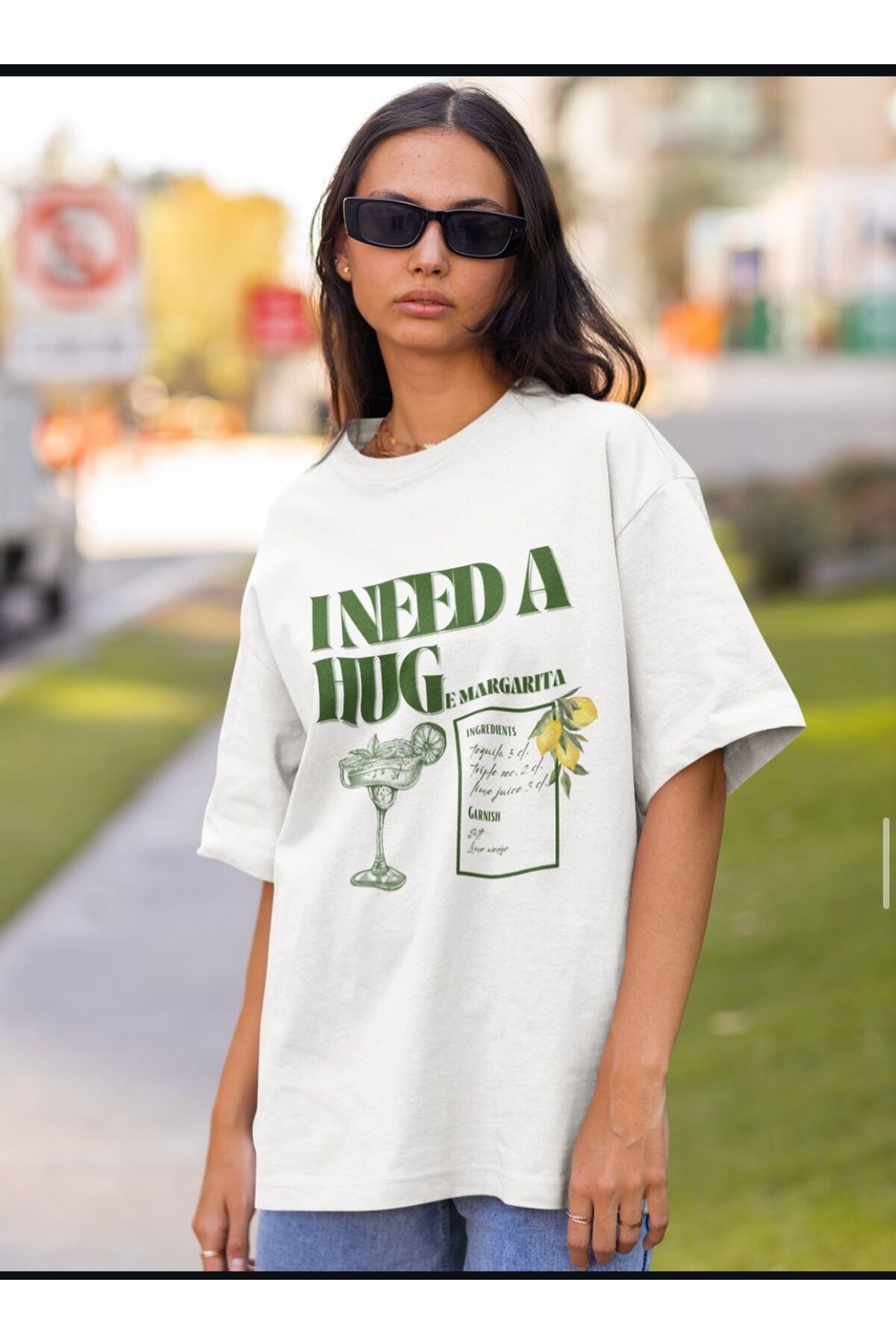 JANSO GROUP - KADIN KISA KOLLU BASKILI PAMUKLU TSHIRT 202505