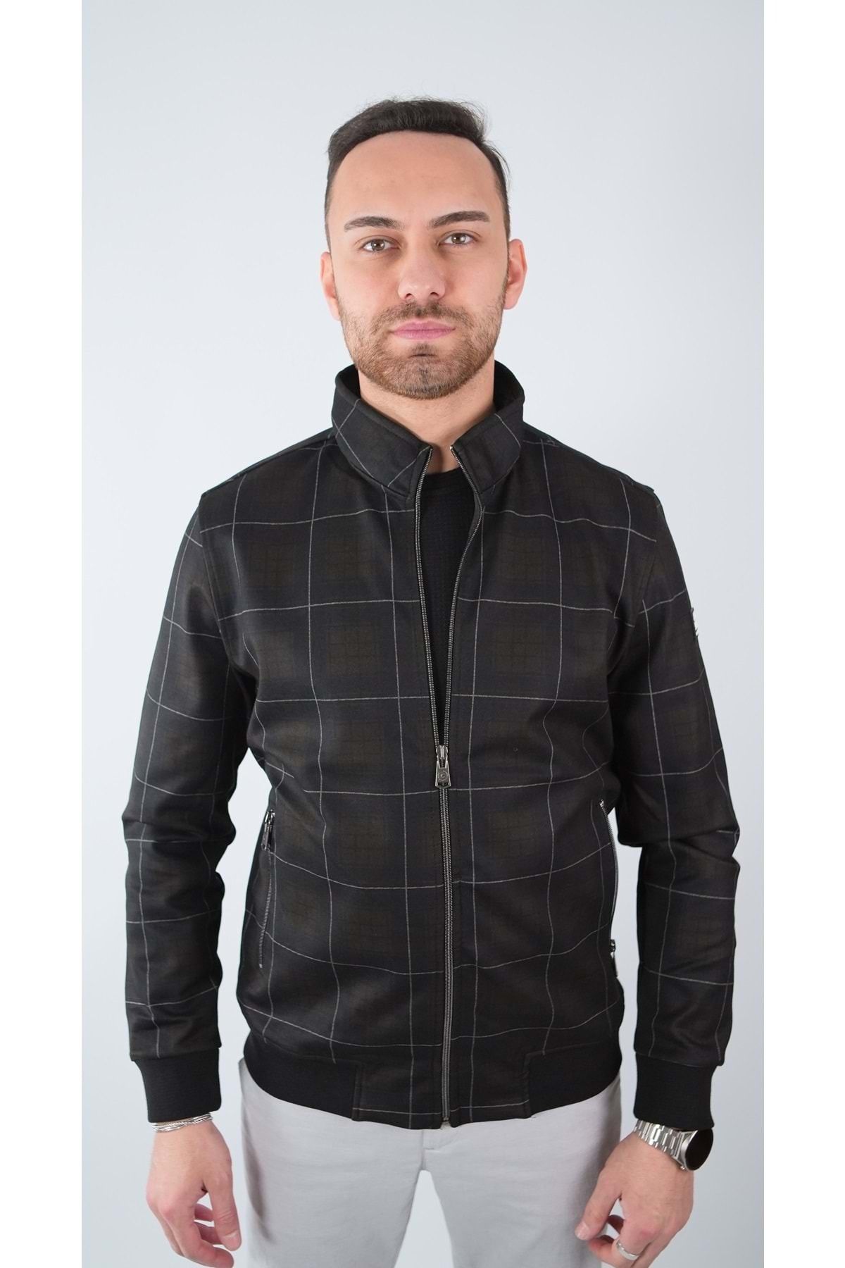 COONLESS ERKEK COONLESS KARELİ LİKRALI DALGIÇ MONT Haki