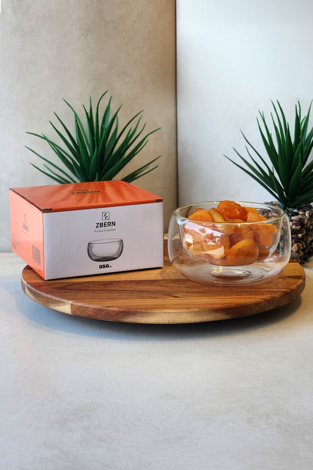 ZBERN ÇİFT CİDARLI 350 ML KURUYEMİŞ MEZE ATIŞTIRMALIK SALATA ÇORBA KASESİ