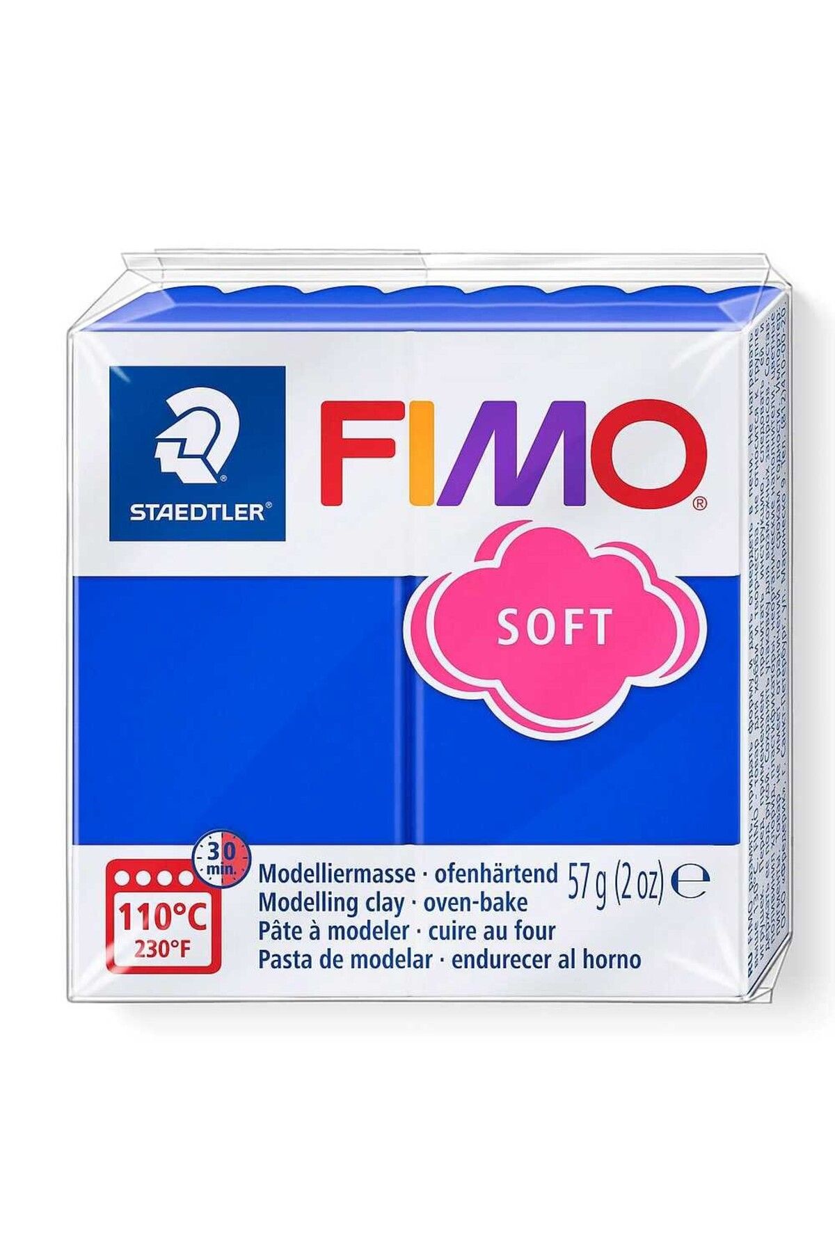 Bafimo-Pastă de modelat FIMO Soft 57g Albastru Cobalt 1