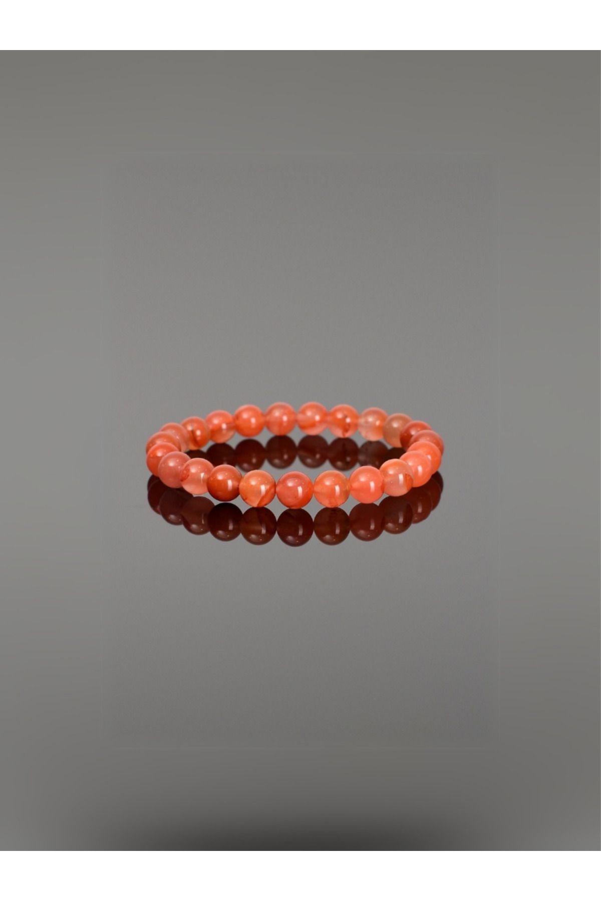 hermesshealing Hakiki Yemen Akiği Bileklik 8mm