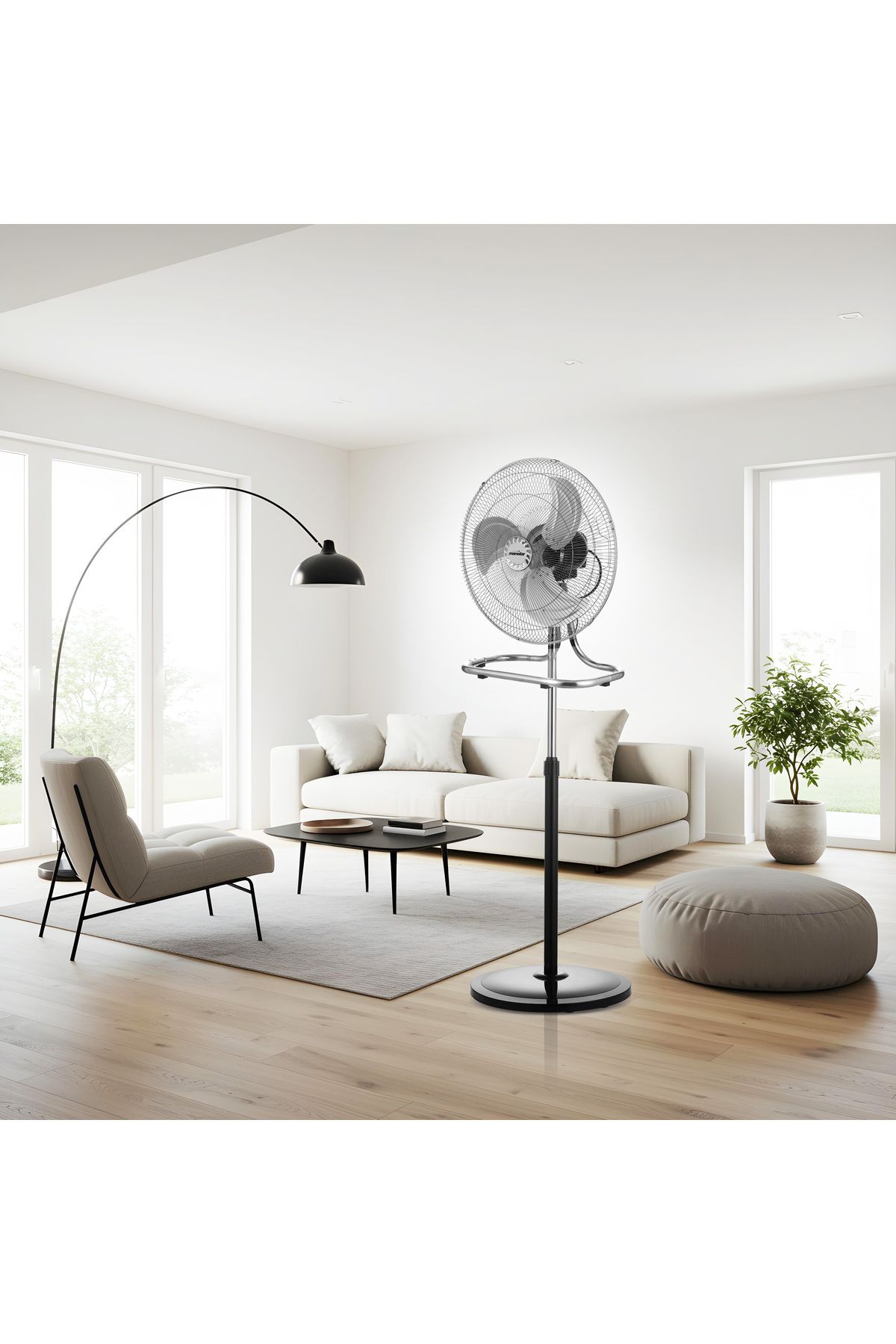 Marsstar 18" 3in1 kullanım 3 kademe hız ayarlı ayaklı vantilatör