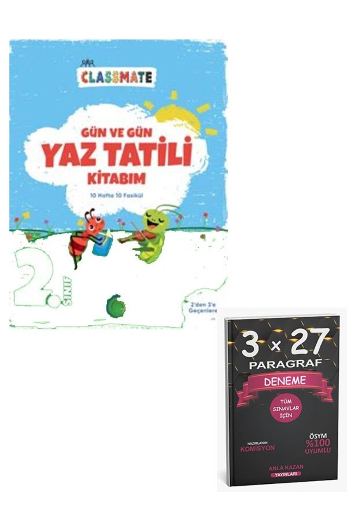 Anla Kazan Yayınları Okyanus Yayınları 2. Sınıf Gün ve Gün Yaz Tatili Kitabım