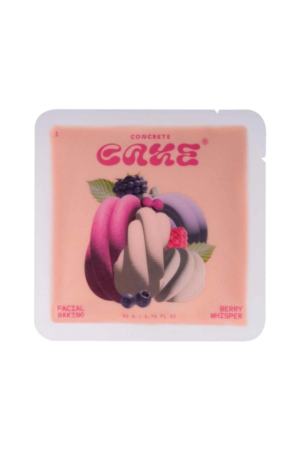 Concrete Cake-Mască coreeană Concrete Cake Berry Whisper - 6 extracte de fructe de pădure și 7 tipuri de acid hialuronic, antioxidant 6