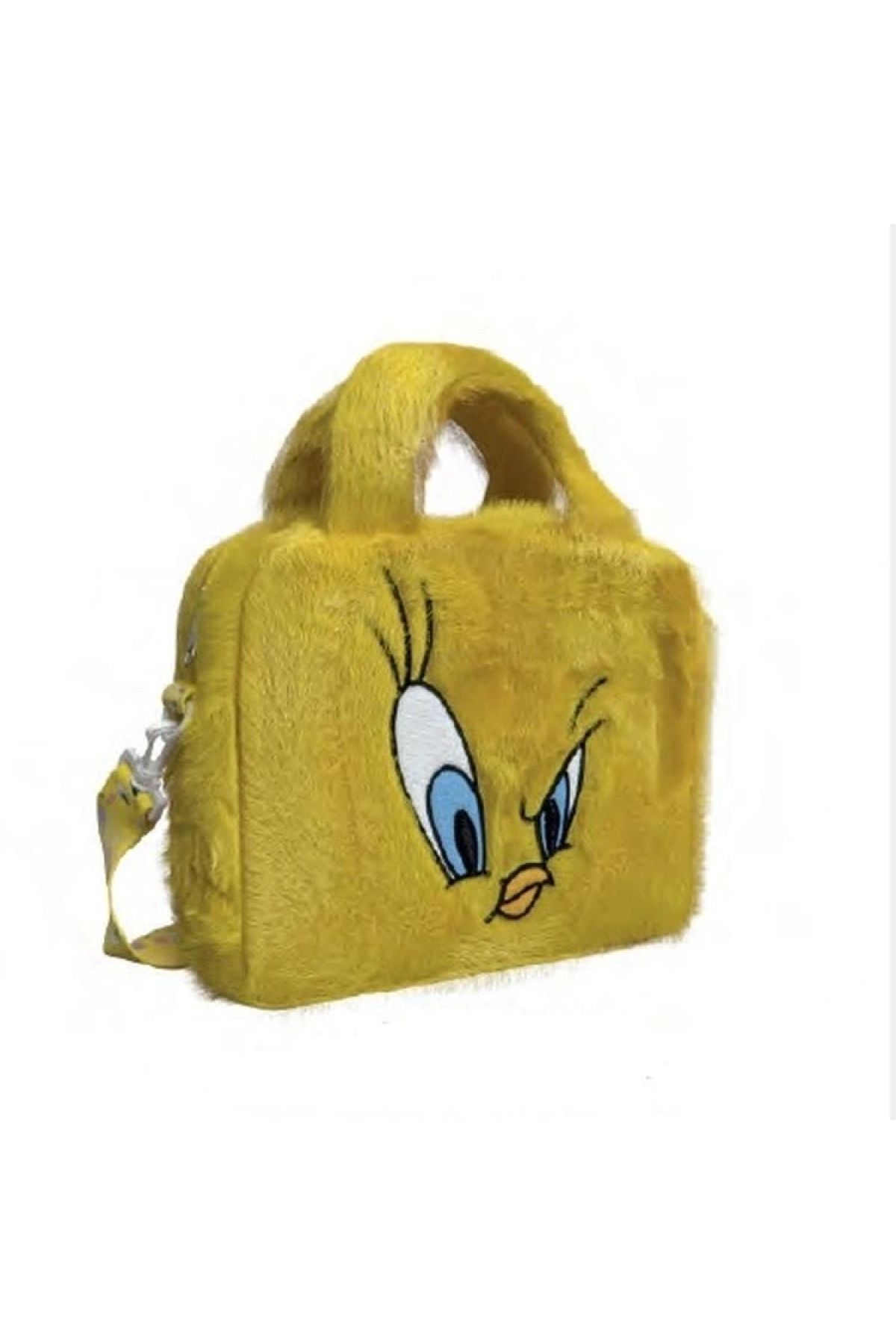 Looney Tunes TMN 607386 LOONEY TUNES TWEETY 3017 PELUŞ EL VE OMUZ ÇANTASI SARI