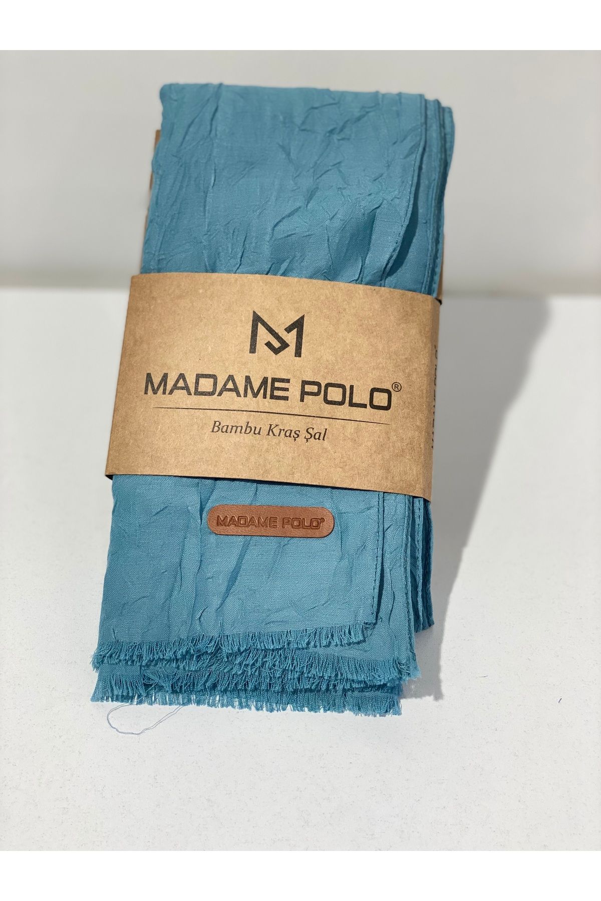 Perla Scarf & More Bambu Kıraş Şal Turkuaz