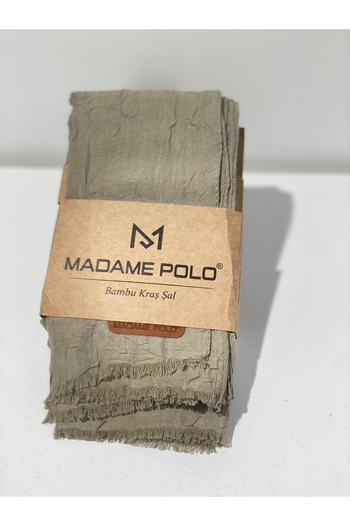 Perla Scarf & More Bambu Kıraş Şal Çam Yeşili
