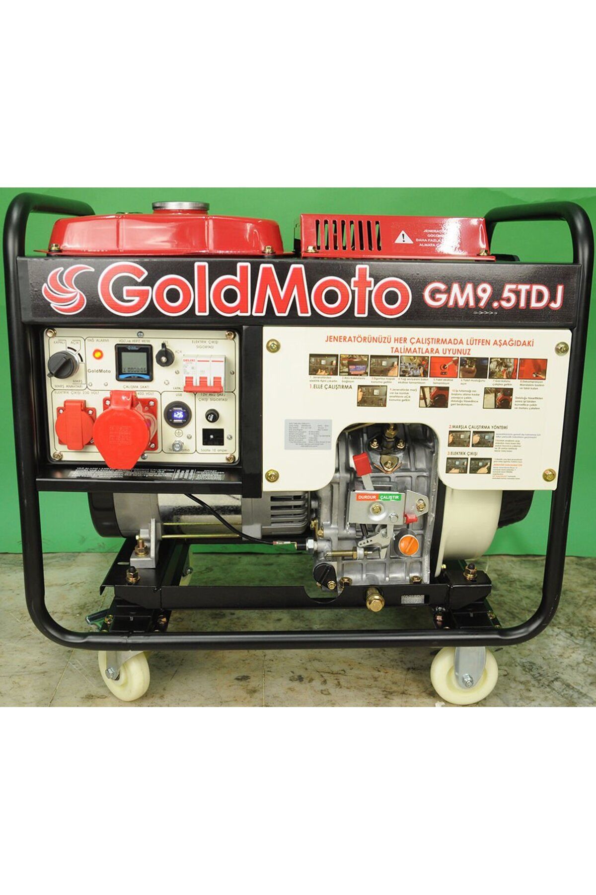 gold moto Pensa Jeneratör PM9.5TDJ Dizel Jeneratör 8.7Kva Trifaze Marşlı